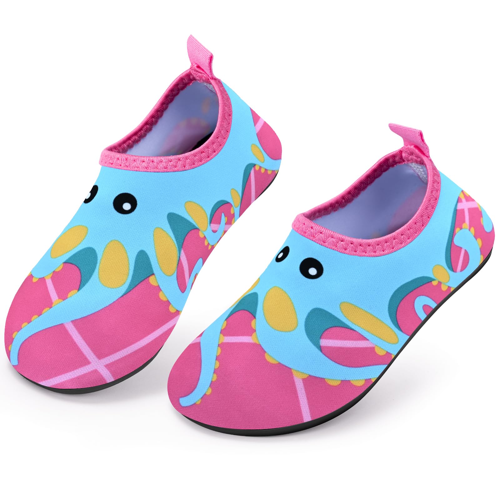 **Non-Slip Quick-Dry Kids Swim Water Shoes for Boys & Girls – Barefoot Aqua Socks for Beach, Pool & Outdoor Sports | Toddler Water Shoes for Swimming, Surfing & Water Play**