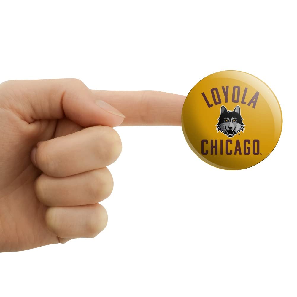 Loyola University Chicago Ramblers Puffy Bubble Dome Stickers - DIY Scrapbooking, Card Making, Journaling & Crafting Supplies for Fans and Alumni