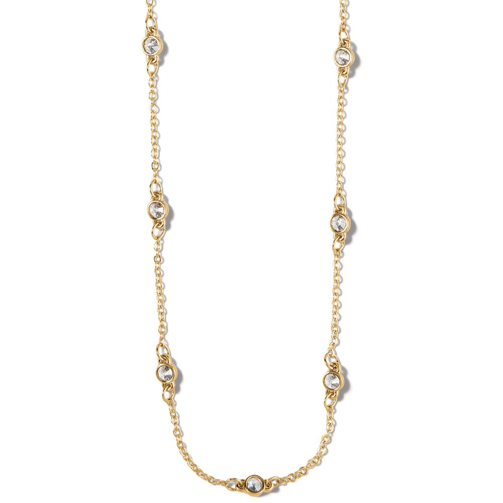 Brighton Illumina Petite Collar Necklace - Elegant Gold Plated Choker for Women | Perfect for Weddings, Date Nights & Special Occasions