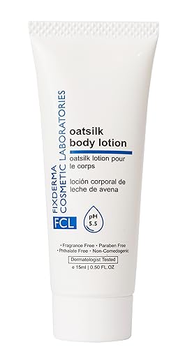 Fixderma Oatsilk Body Lotion for Dry & Rough Skin - Deep Moisturizing & Hydrating Cream with Oat Extract - Soothes Itchy Skin & Provides Long-Lasting Nourishment - 15 ml Travel Size for Daily Skincare & On-The-Go Use