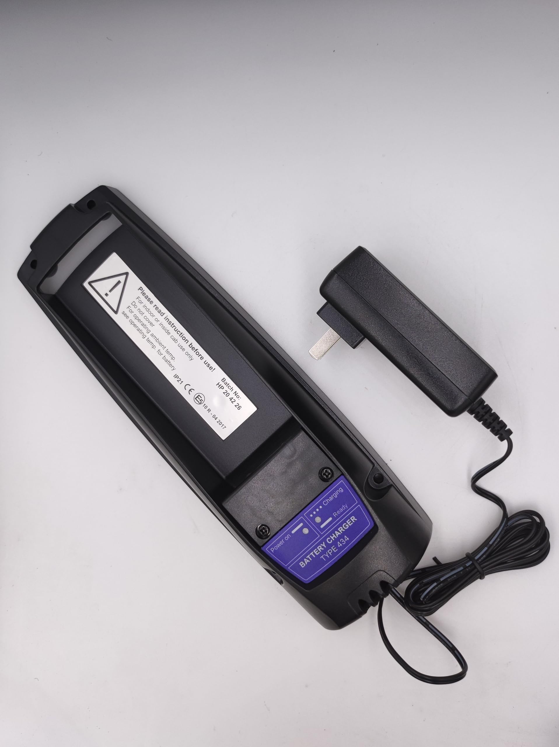 Original 110V Charger for Scanreco 434 Battery - Compatible with 7.2V SCANRECO 592, 590 & EEA4291 Batteries - Fast Charging Power Supply for Industrial Equipment & Remote Controls