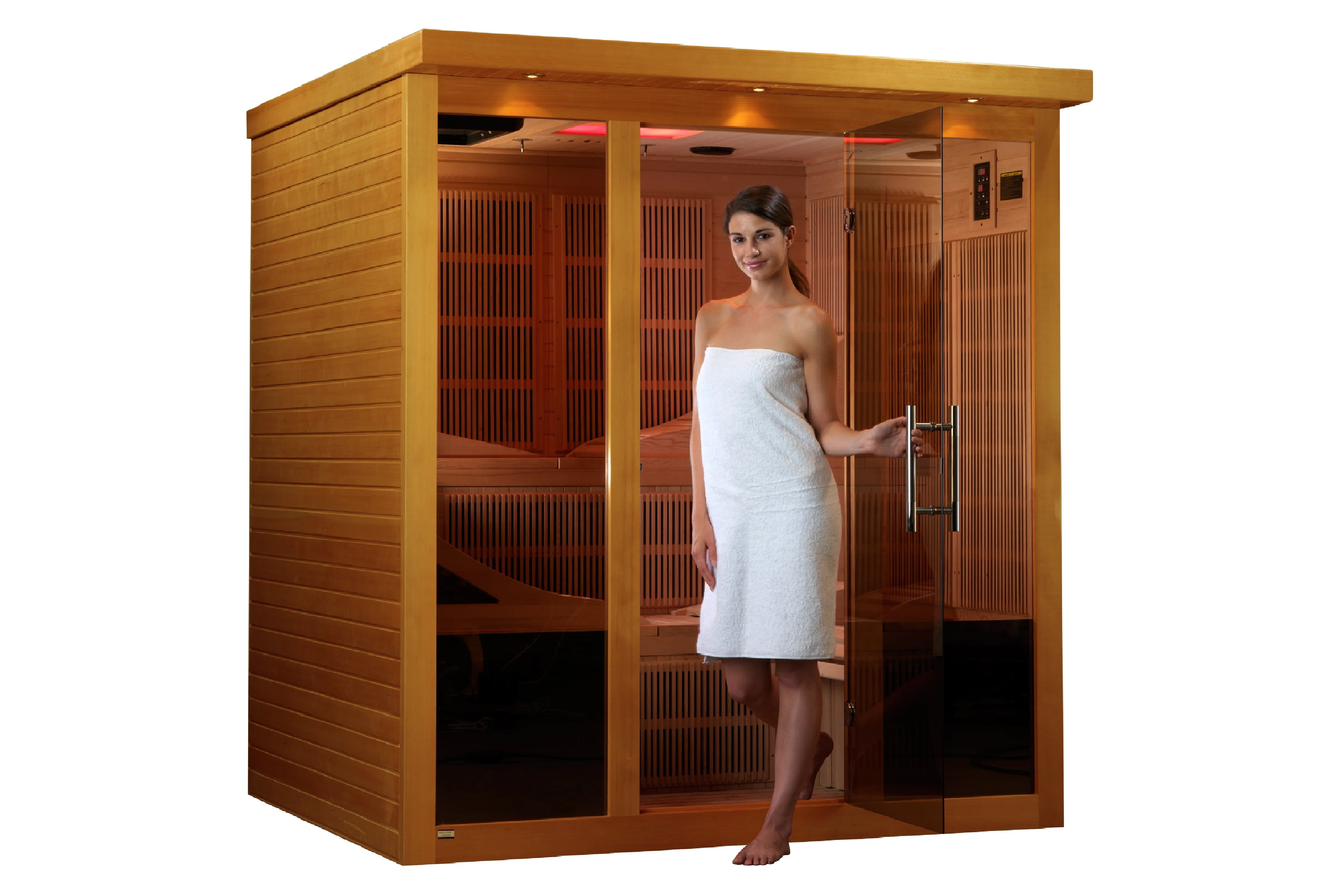 Dynamic Monaco Elite 6-Person Ultra Low EMF Far Infrared Sauna for Home Spa, Detox & Relaxation - Perfect for Wellness & Recovery