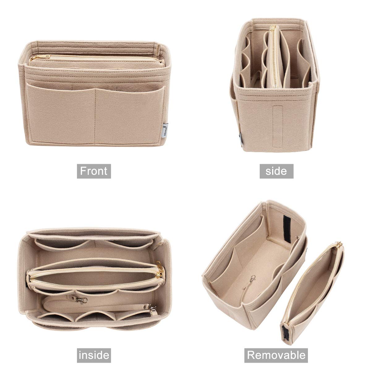 Purse Organizer Insert - Multi-Size Bag Organizer for Speedy Neverfull & Large Totes (5 Sizes) | Perfect for Travel, Work & Daily Organization