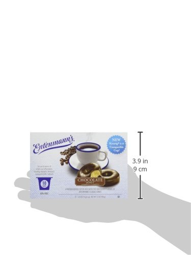 Entenmann's Chocolate Donut Flavored Coffee Pods - Medium Roast Single Serve K-Cups for Keurig Brewers (20 Count) - Perfect for Breakfast, Office or Afternoon Coffee Break