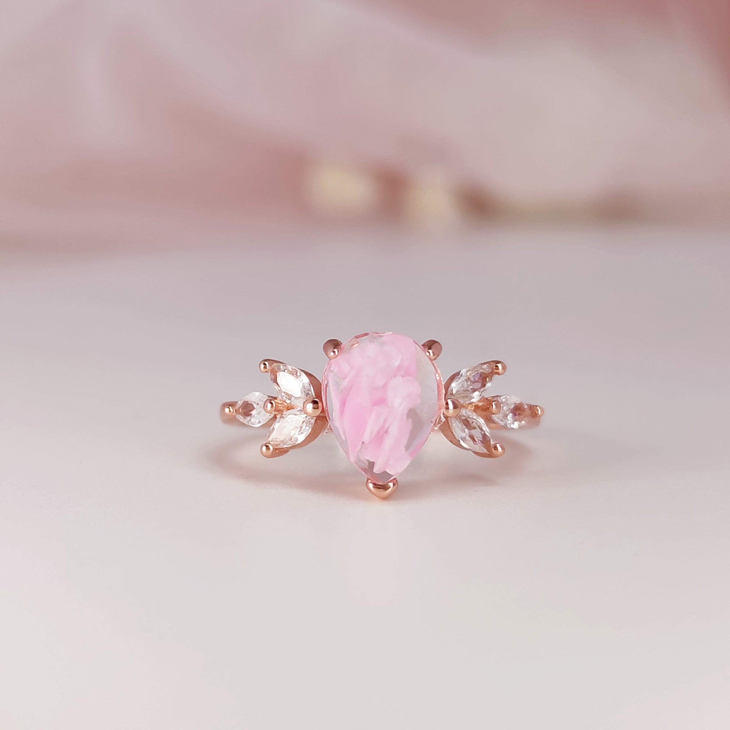 Soul's Journey Teardrop Pregnancy Test Ring - Accurate Early Detection, Elegant Jewelry Design for Women - Perfect for Gifts, Announcements & Special Moments