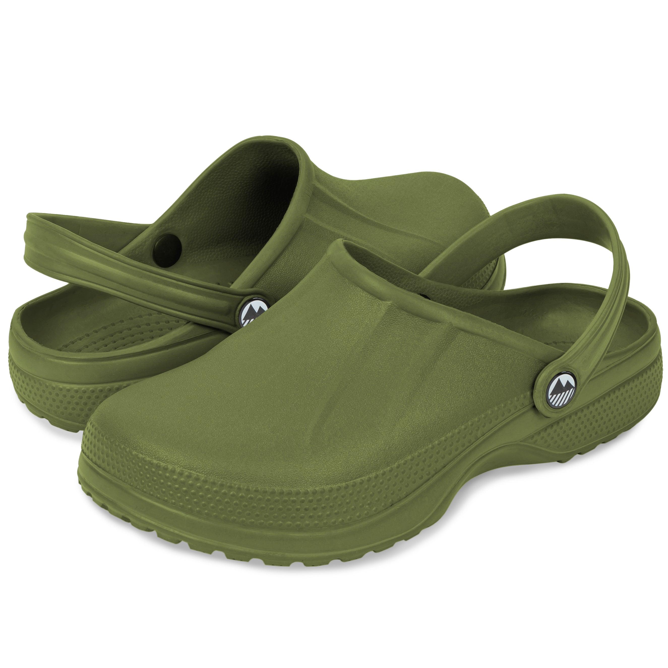 Men's Allonby Classic Garden Clogs - Wide Fit Comfortable Slip-On Shoes for Outdoor Work, Gardening & Beach Use