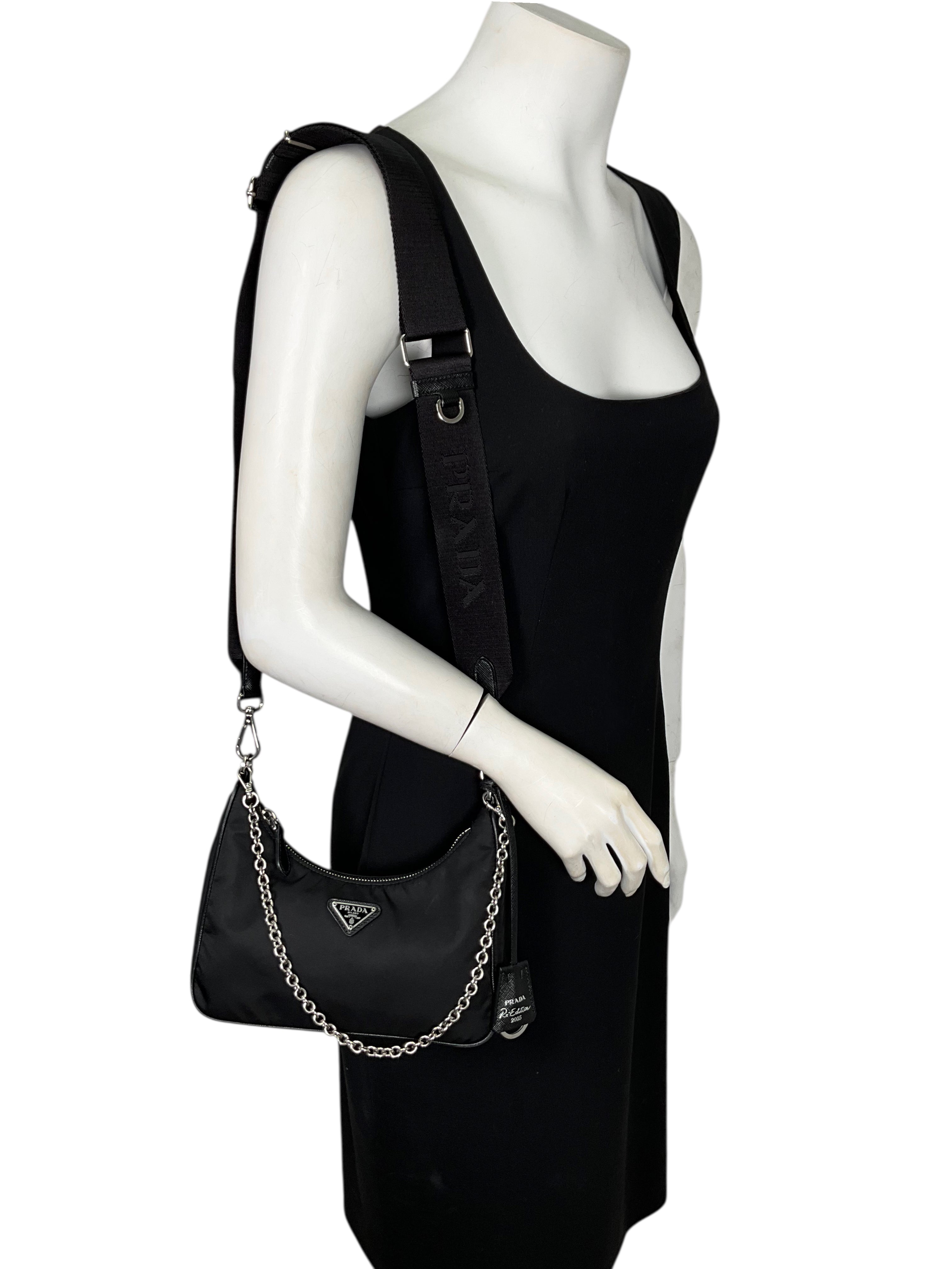 PRADA Re-Edition 2005 Re-Nylon Shoulder Bag - Luxury Designer Handbag for Women | Perfect for Work, Travel & Everyday Use