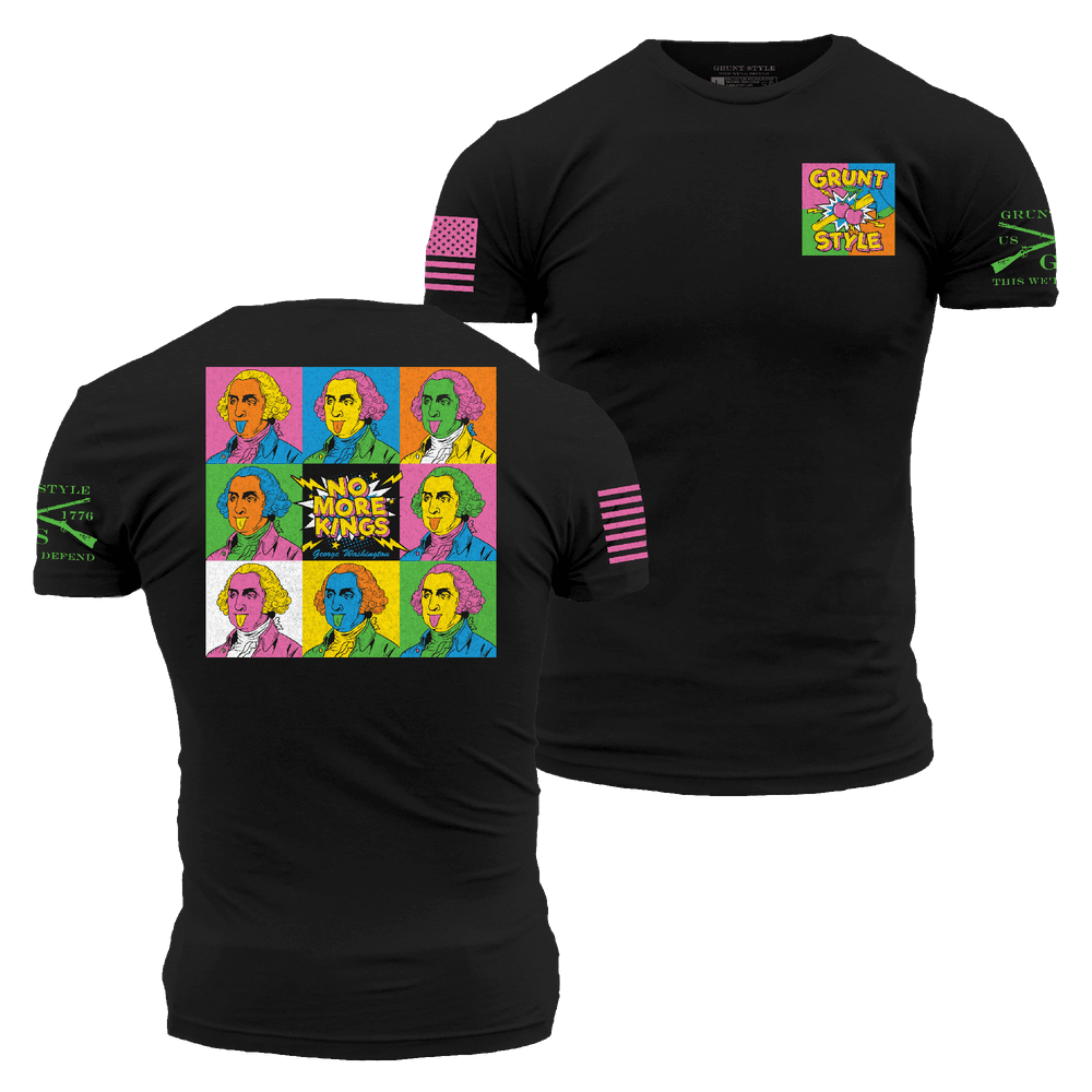 No More Kings T-Shirt - Black | Premium Cotton Tee for Men & Women | Perfect for Casual Wear, Concerts, and Street Style