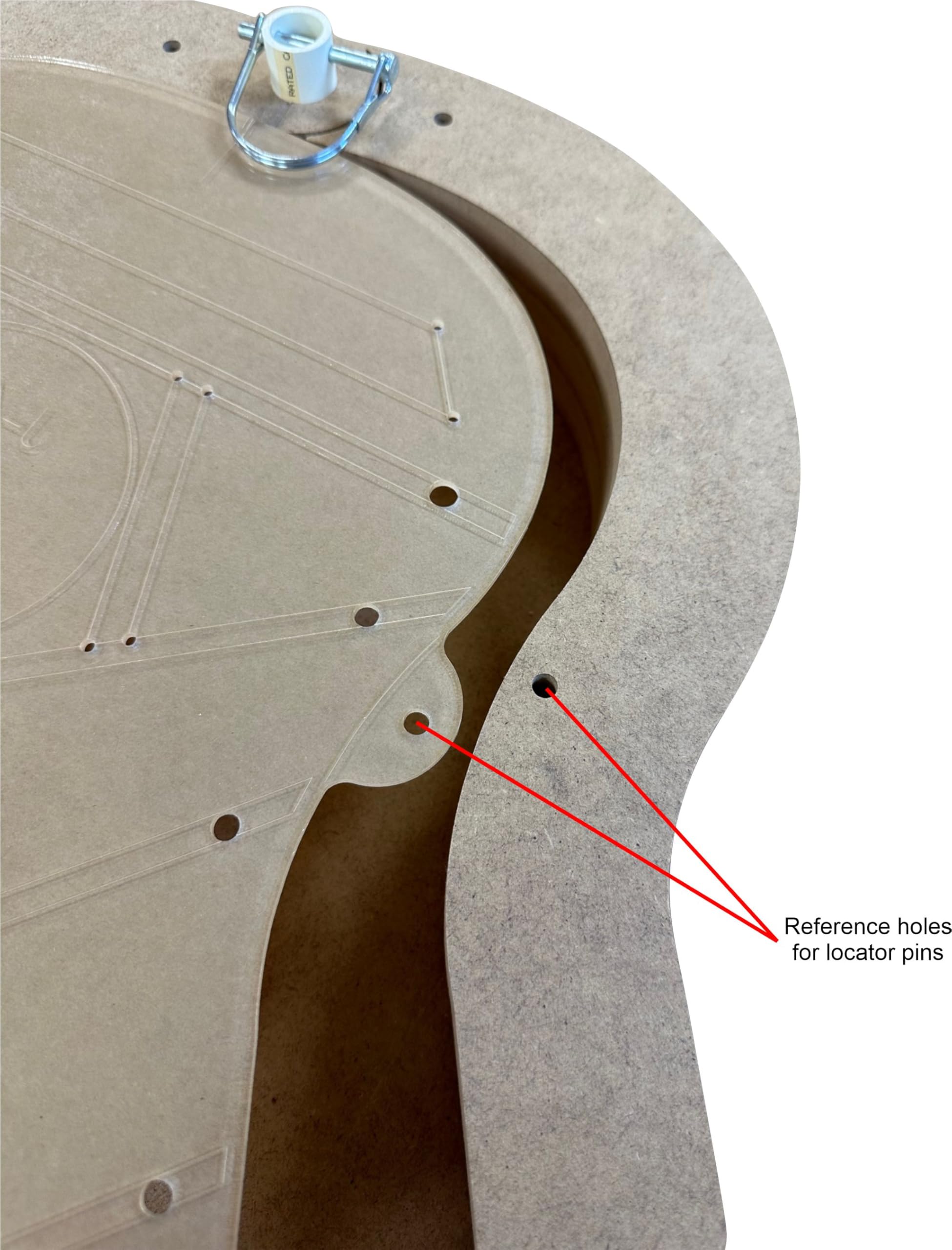 Premium Dreadnought Guitar Side Mold - High-Quality Luthier Tool for Acoustic Guitar Building & Repair - Perfect for DIY Projects & Professional Luthiers