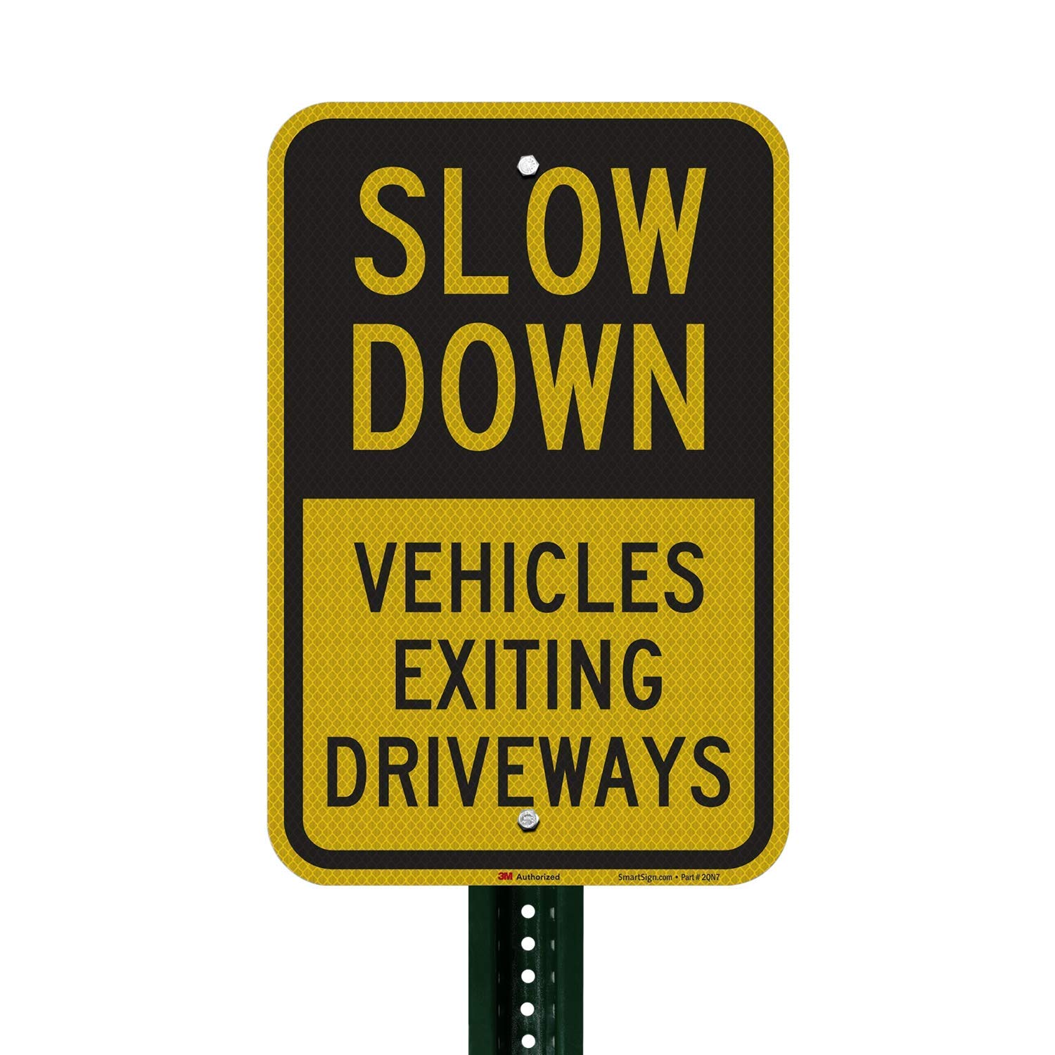Slow Down - Vehicles Exiting Driveways