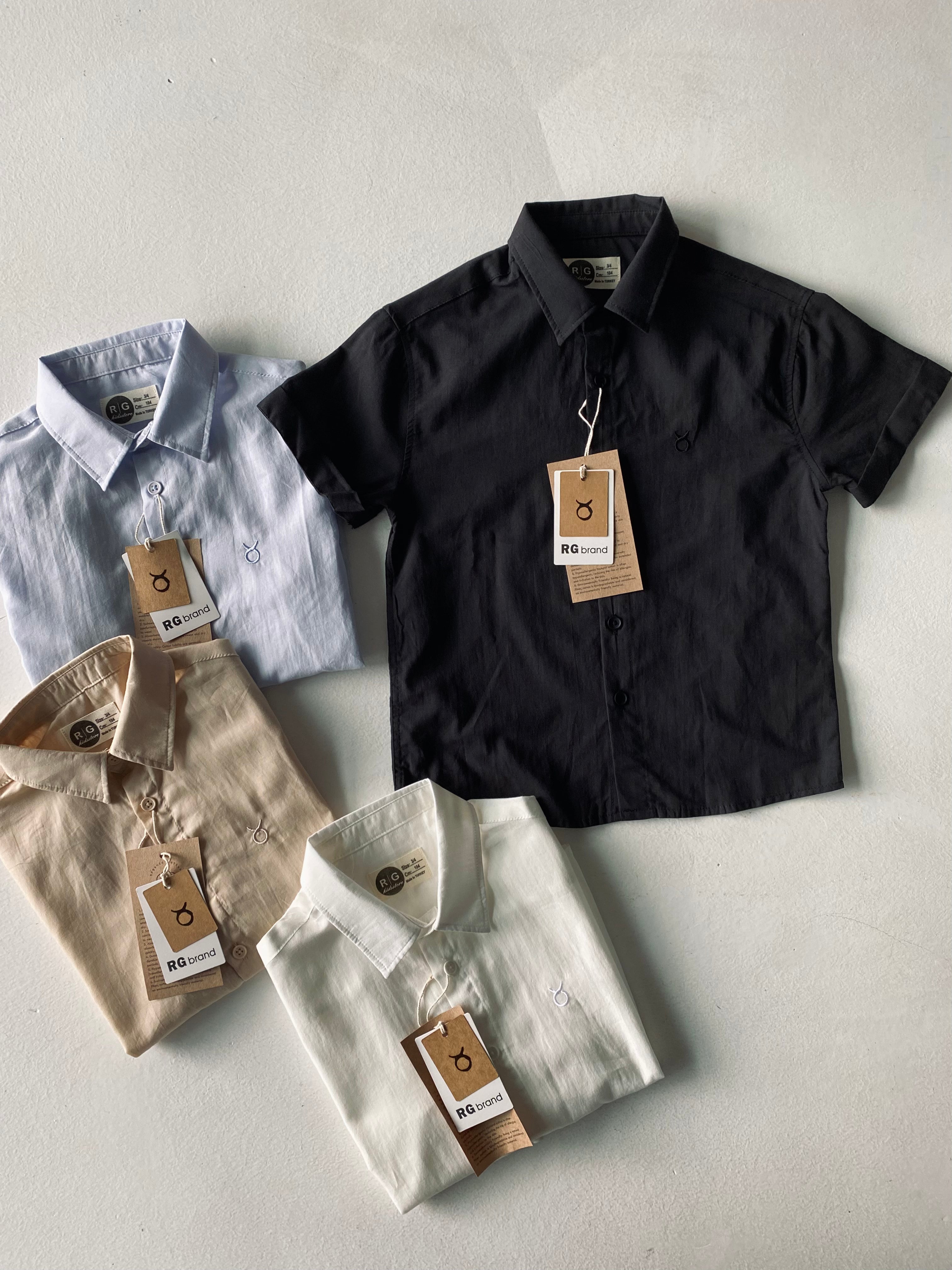 Kids Short Sleeve Shirt for Boys & Girls - Comfortable Cotton Summer T-Shirts for School, Play & Outdoor Activities