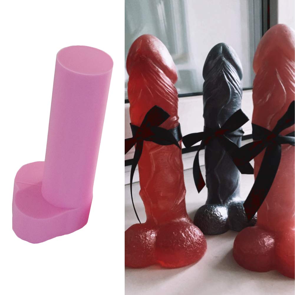 WYD 3D Realistic Silicone Penis Mold for Cake, Soap & Candle Making - Funny Adult Baking & DIY Craft Supplies - Perfect for Bachelorette Parties, Prank Gifts & Adult Humor