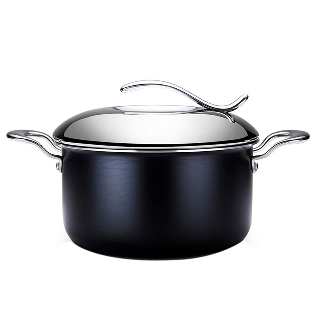 CUJUX Induction-Ready Stainless Steel Pasta Pot with Strainer Lid - Oven Safe Soup & Cooking Pot (Medium Size) - Perfect for Pasta, Soups & Family Meals