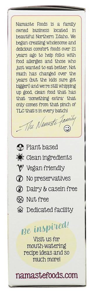 Namaste Foods Sugar Free Waffle & Pancake Mix - Gluten Free, Vegan, 21 Oz (Pack of 6) - Perfect for Breakfast, Keto Diet & Allergy-Friendly Baking