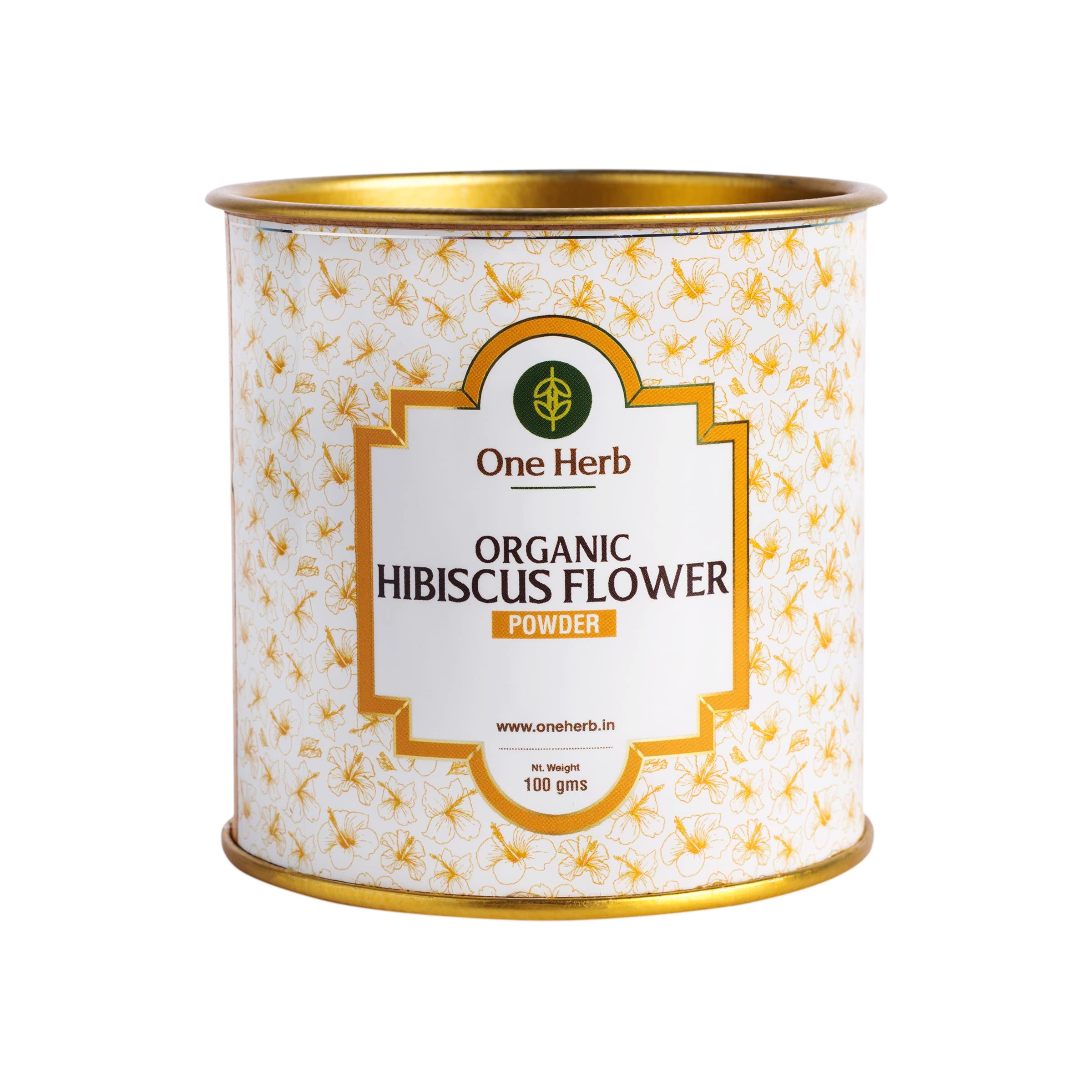 Organic Hibiscus Powder 100g - Natural Skin Care, Hair Treatment & Healthy Drink | Helps Reduce Blood Sugar Levels | Perfect for Smoothies, Teas & DIY Beauty Recipes