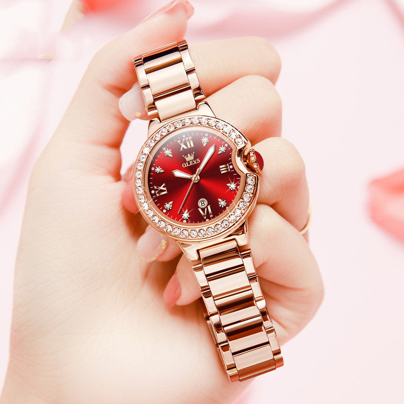 Waterproof Women's Watch - Stylish & Durable Ladies Wristwatch for Swimming, Running & Outdoor Activities