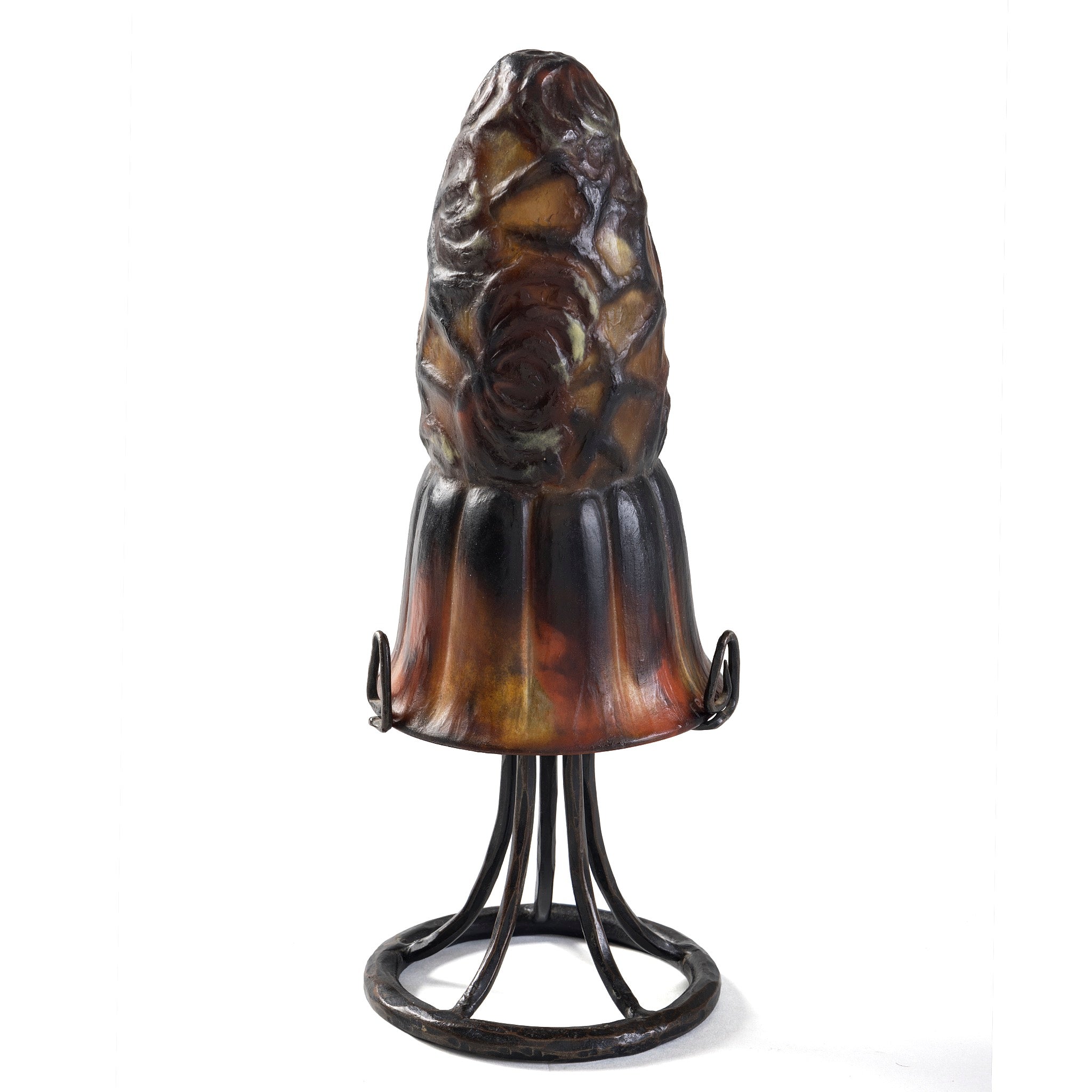 Gabriel Argy Rousseau Pâte de Verre Branches in Bloom Perfume Burner Night Light - Elegant Home Decor for Bedroom, Bathroom & Living Room Aromatherapy