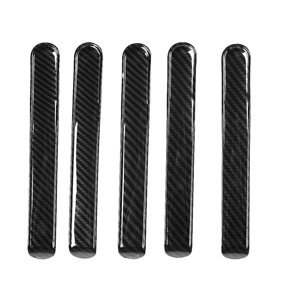 Premium Carbon Fiber Pattern Door Handle Covers for Jeep Wrangler JK 2007-2017 - Stylish Exterior Accessories for Car Customization & Protection - Perfect for Off-Road Adventures & Daily Commutes