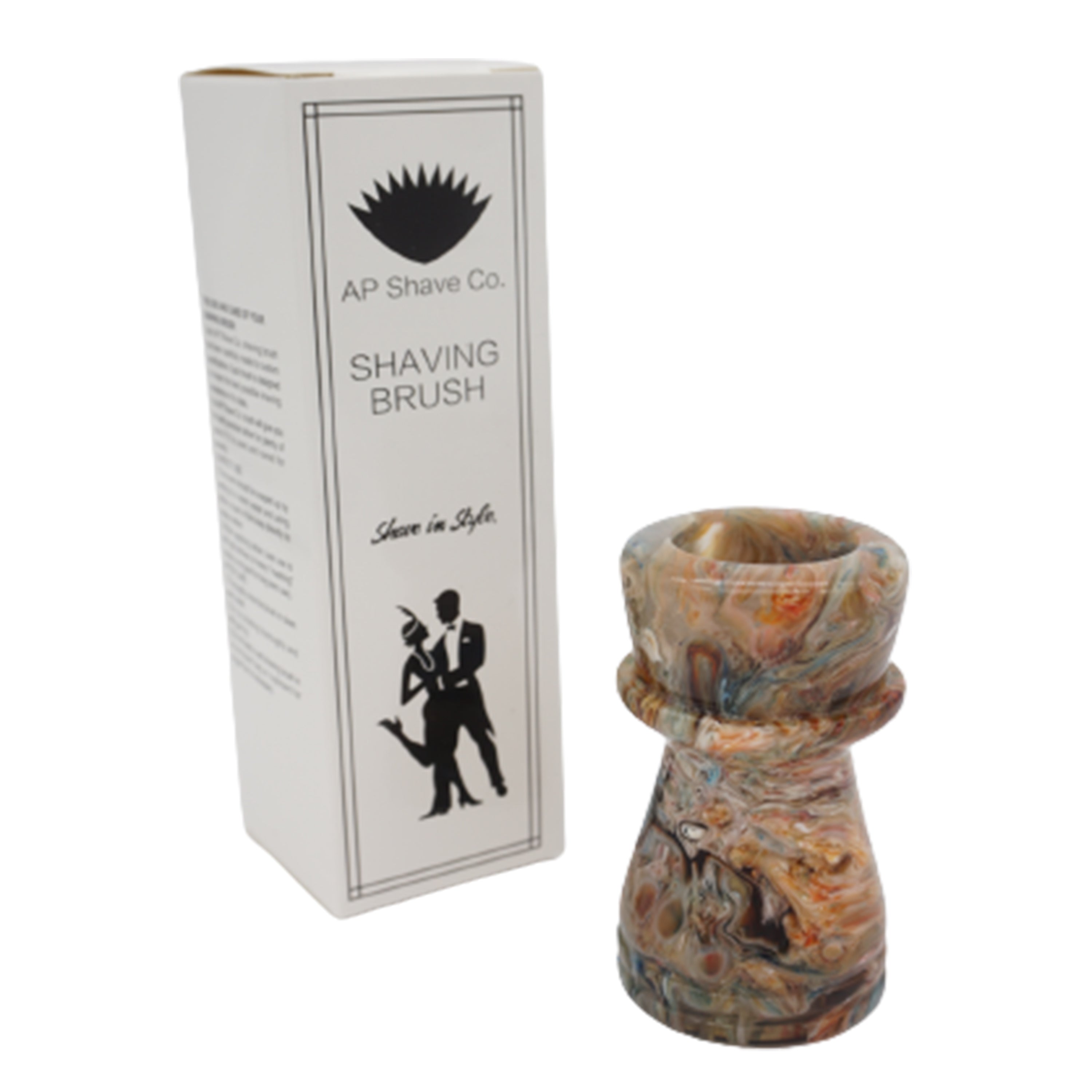 Premium Handcrafted Shaving Brush Handle for Men - Fits 24mm & 26mm Knots - Perfect for Wet Shaving, Grooming Kits & Luxury Bathroom Essentials
