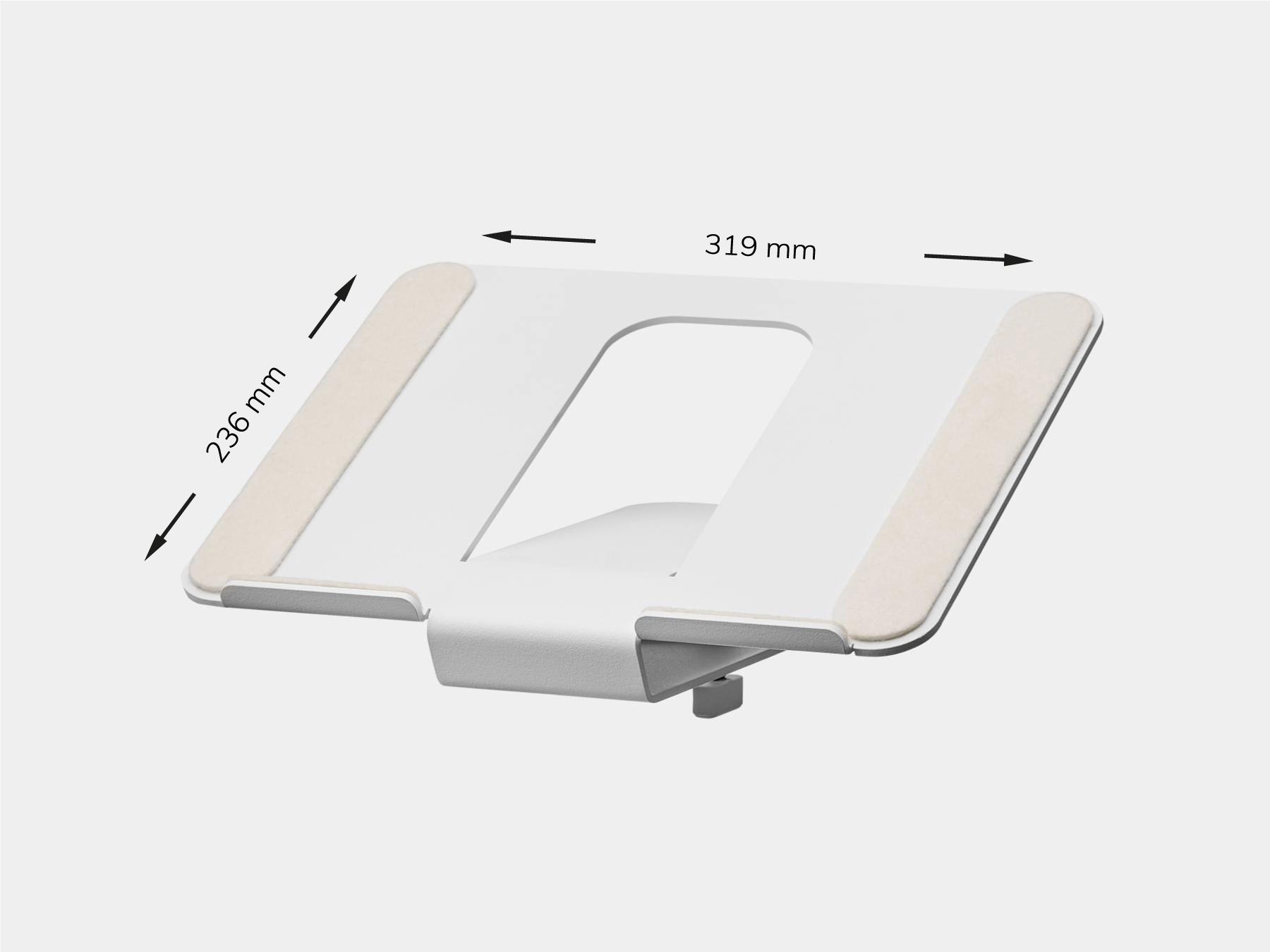 Adjustable Laptop Stand for Desk - Ergonomic Computer Riser with Ventilation - Perfect for Home Office, Gaming & Workstation Setup
