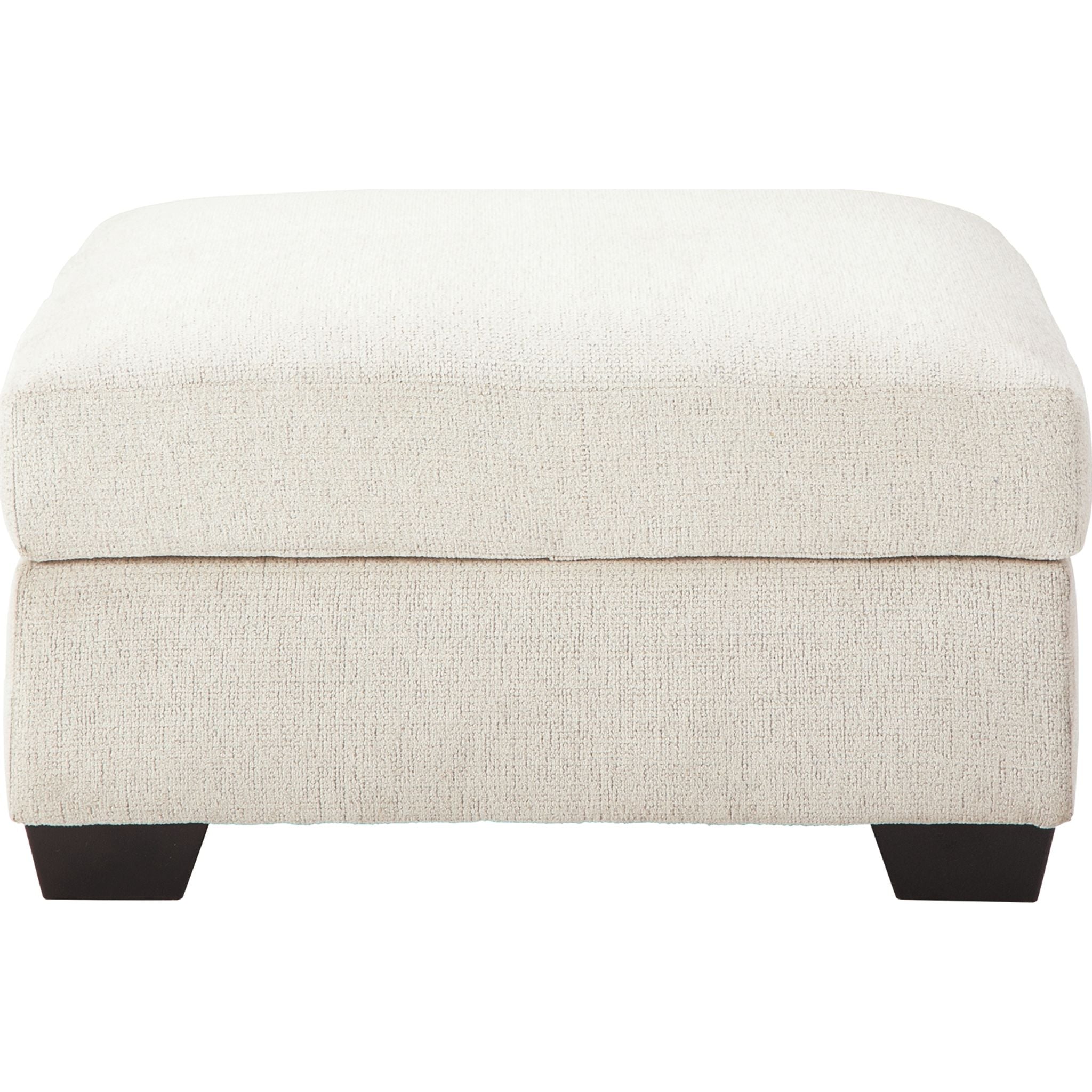 Brantley Storage Ottoman with Lift Top - Snow White - Versatile Footrest, Coffee Table & Hidden Storage for Living Room, Bedroom & Dorm