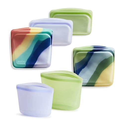 Rainbow Splash + Blue Current + Green + Lavender