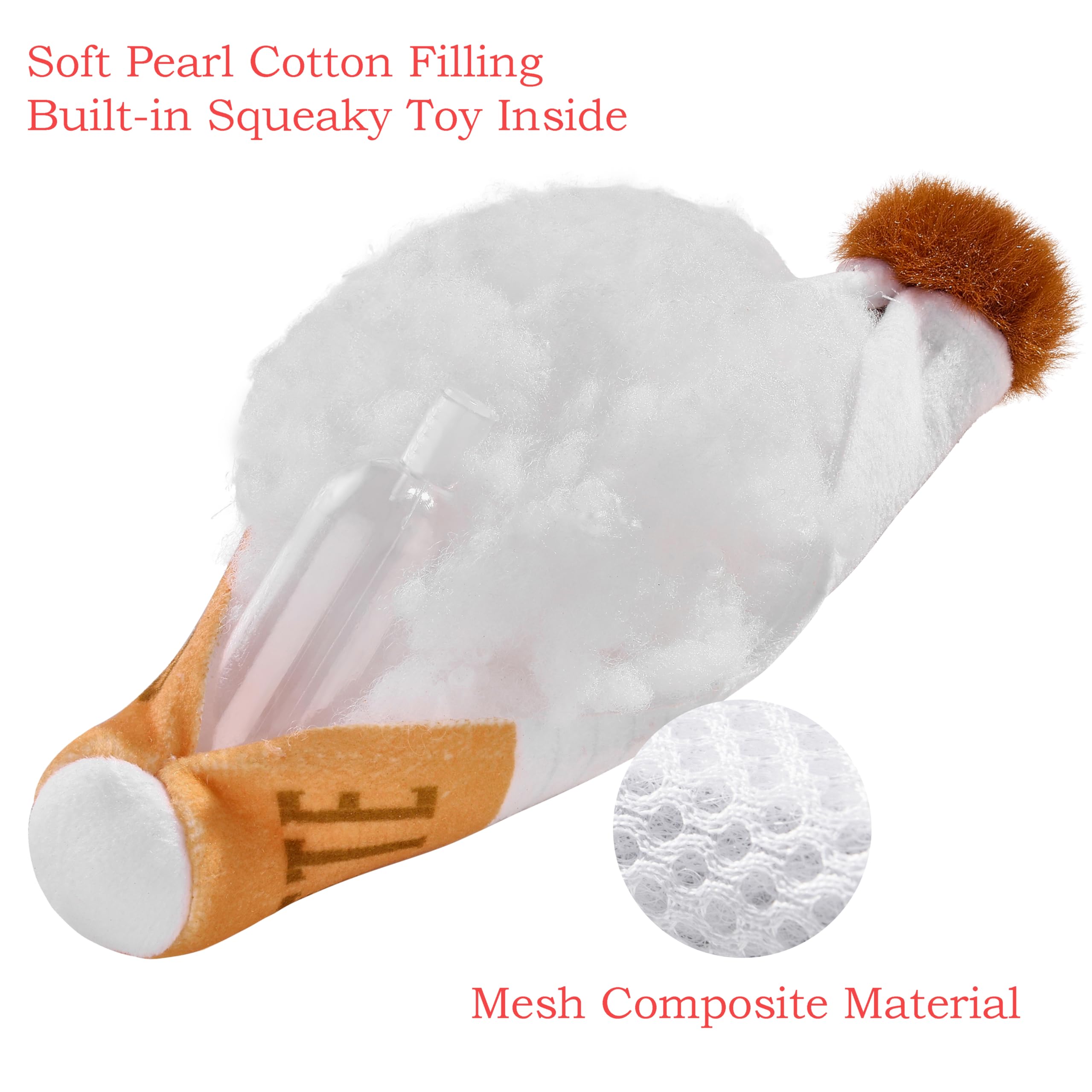 Fun Interactive Squeaky Dog Toy - Soft Plush Chew Toy for Small & Medium Dogs | Cute Stuffed Animal for Playtime, Training & Bonding with Your Puppy