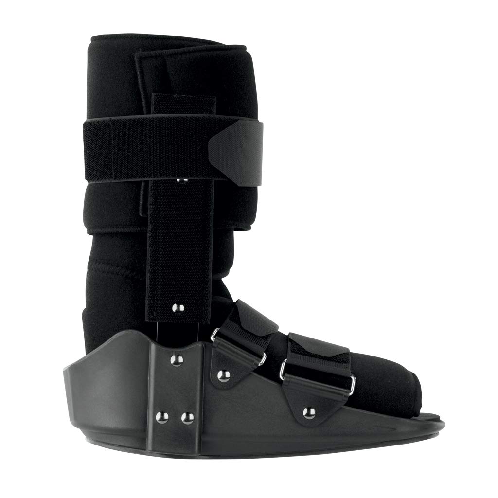 Breg Fixed Ankle Tall & Short Walker Boot - Large Size for Foot & Ankle Injuries - Ideal for Post-Surgery Recovery & Sprain Support