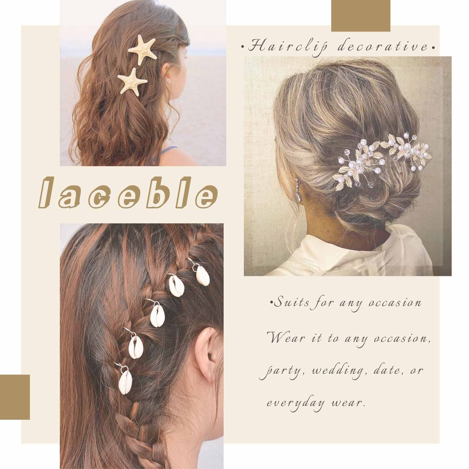 Minimalist Gold Metal Barrette Hair Clips - Geometric Bar Shape Hairpins for Women & Girls - Elegant Hair Accessories for Parties, Weddings & Everyday Wear