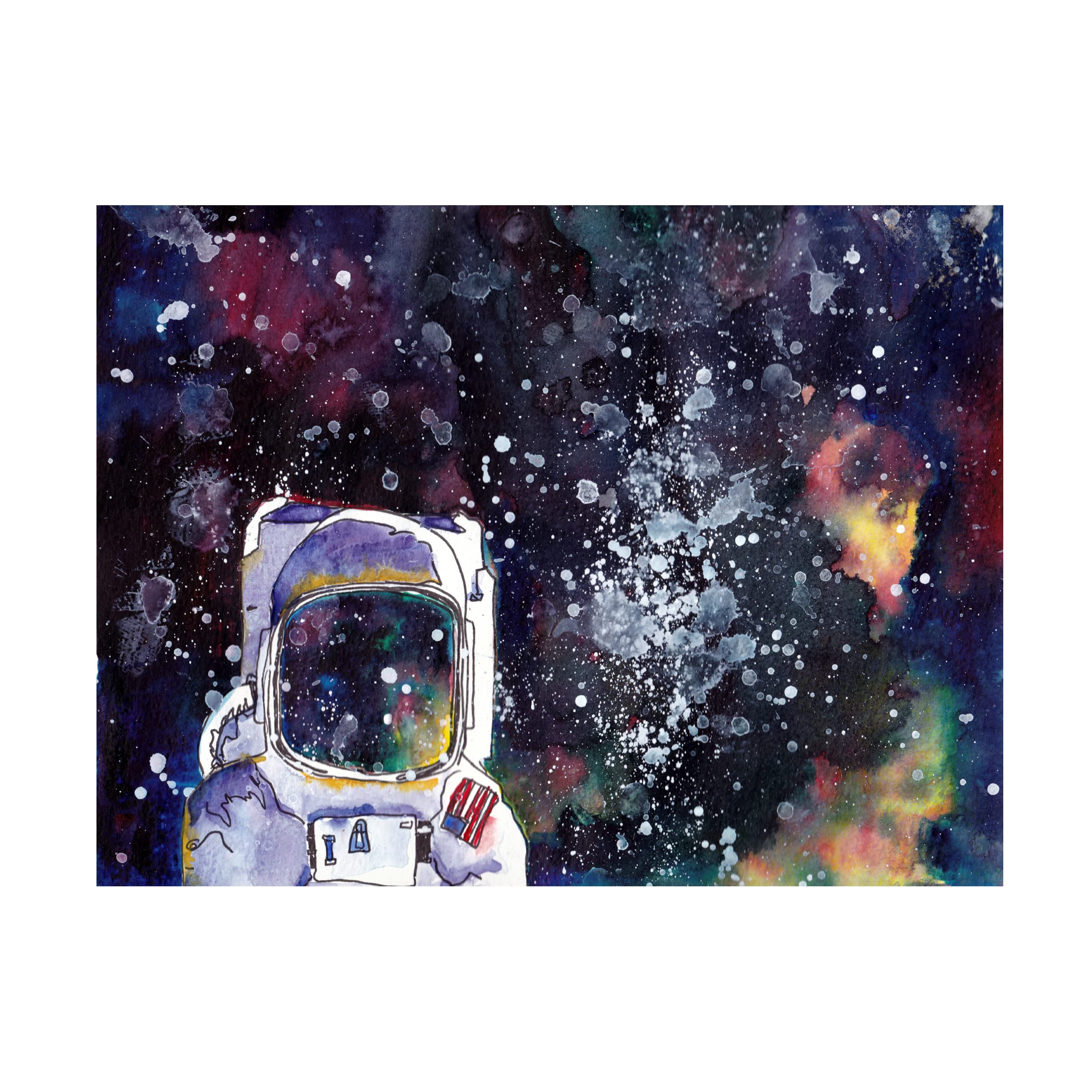 Paul McCreery 'Night Sky I' Canvas Wall Art Print - Modern Home Decor for Living Room, Bedroom & Office - Trademark Fine Art Collection