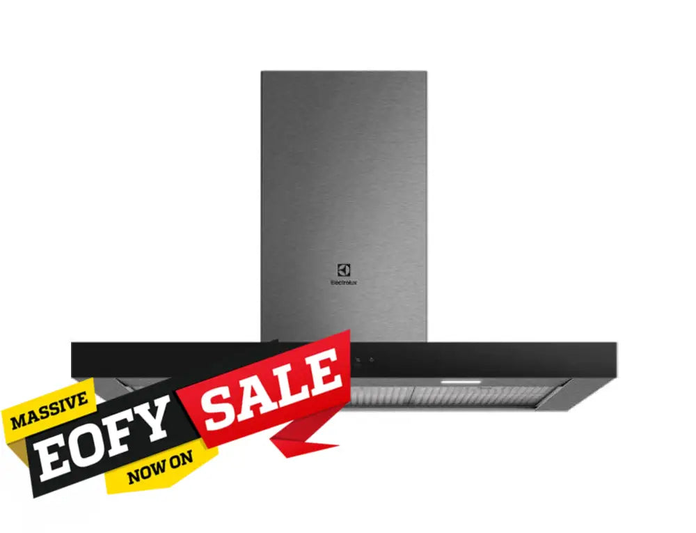 Electrolux ERC925DSD 90cm Stainless Steel Canopy Range Hood - Powerful Kitchen Exhaust Fan for Smoke & Odor Removal - Perfect for Modern Home Cooking & Grilling
