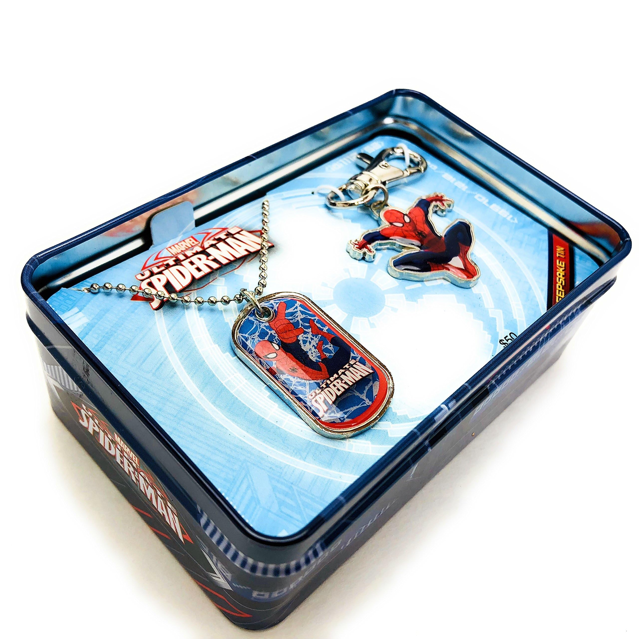 Marvel Spider-Man 2-Piece Gift Set with Collectible Tin Box - Perfect for Birthday Gifts, Christmas Presents & Superhero Fans