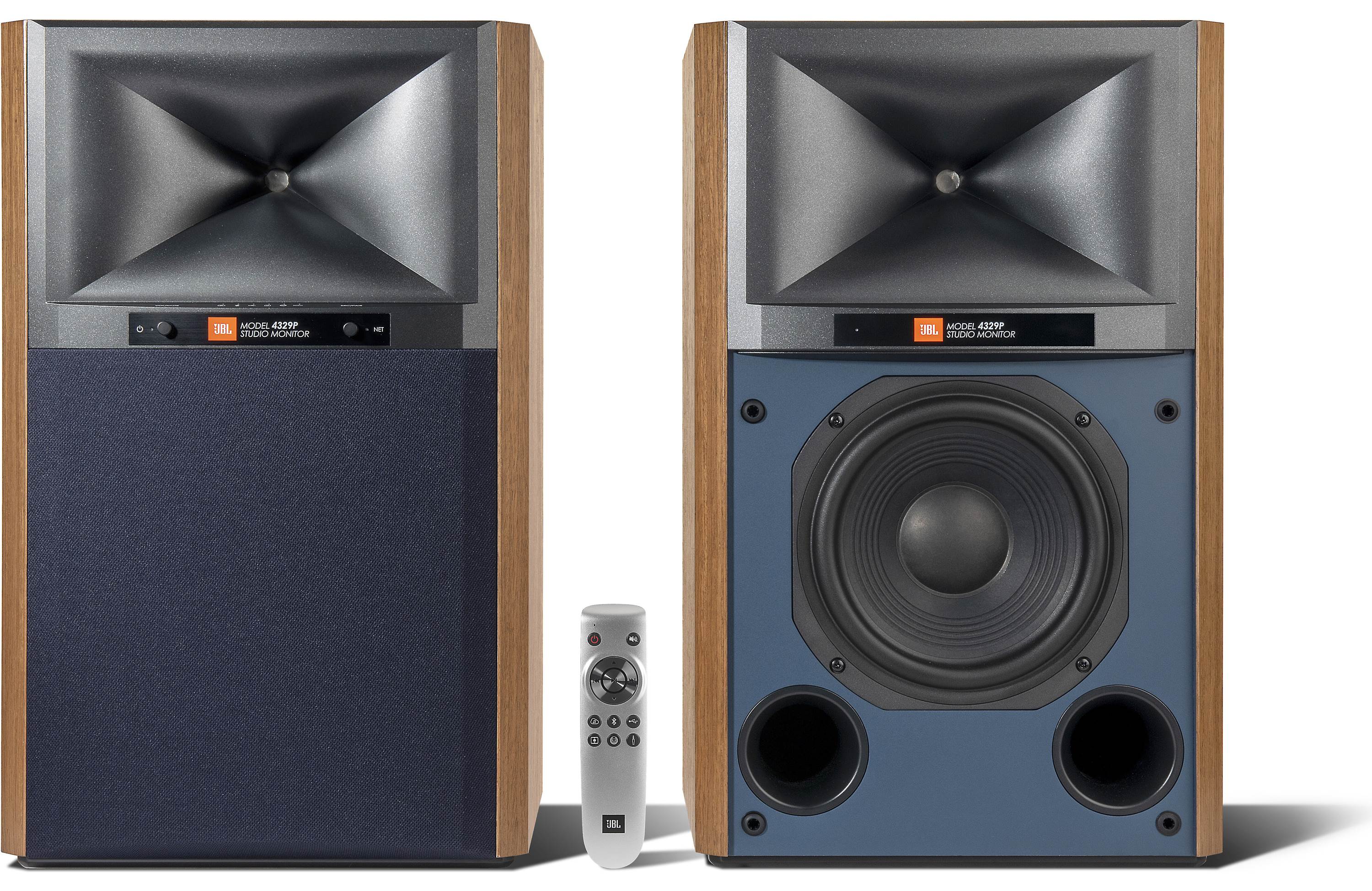 JBL 4329P Wireless Powered Studio Monitor Speakers - Professional Audio Pair (Refurbished) - Perfect for Home Recording Studios & Music Production