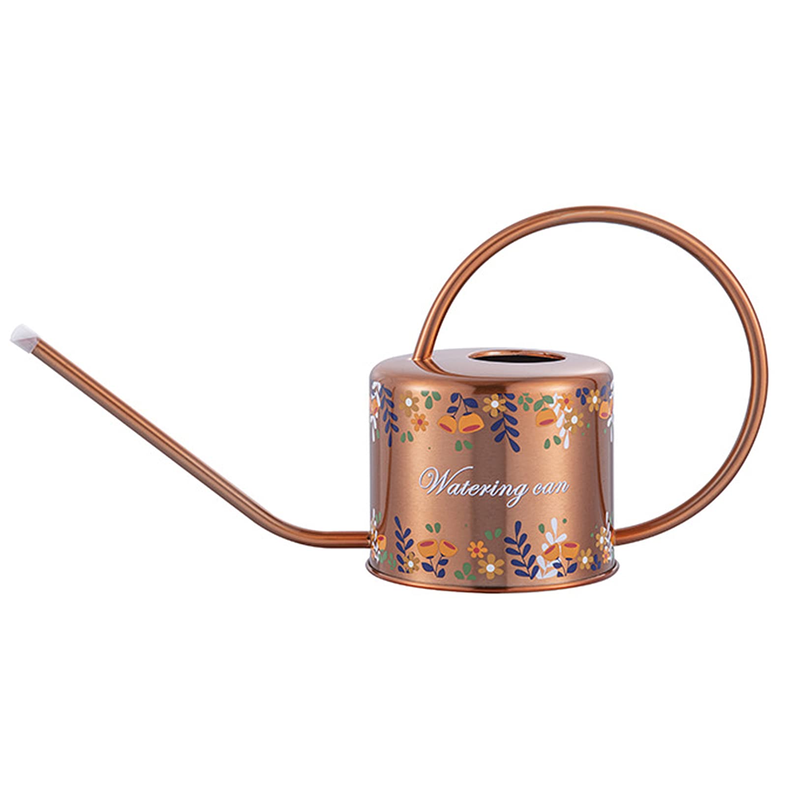 Premium Brushed Stainless Steel Long Spout Watering Can - Vintage Nordic Style Indoor/Outdoor Plant Water Pot for Garden, Flowers, Bonsai & Houseplants (Bronze) | Perfect for Balcony Gardening, Patio Plant Care & Home Decor