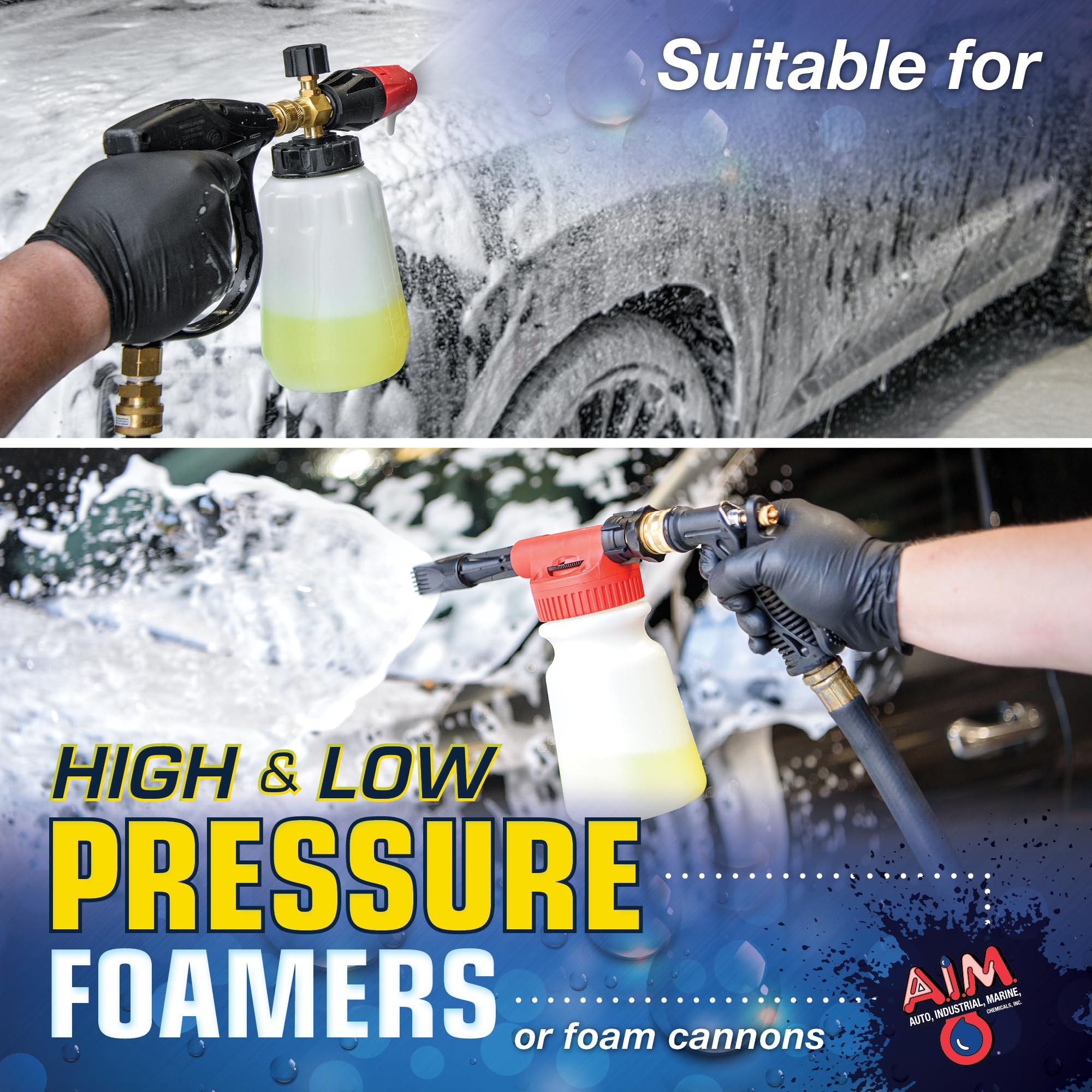 Premium Car Wash Soap with Wax - pH Balanced Formula (1 Quart) for Shiny, Protected Cars - Ideal for Home & Professional Auto Detailing