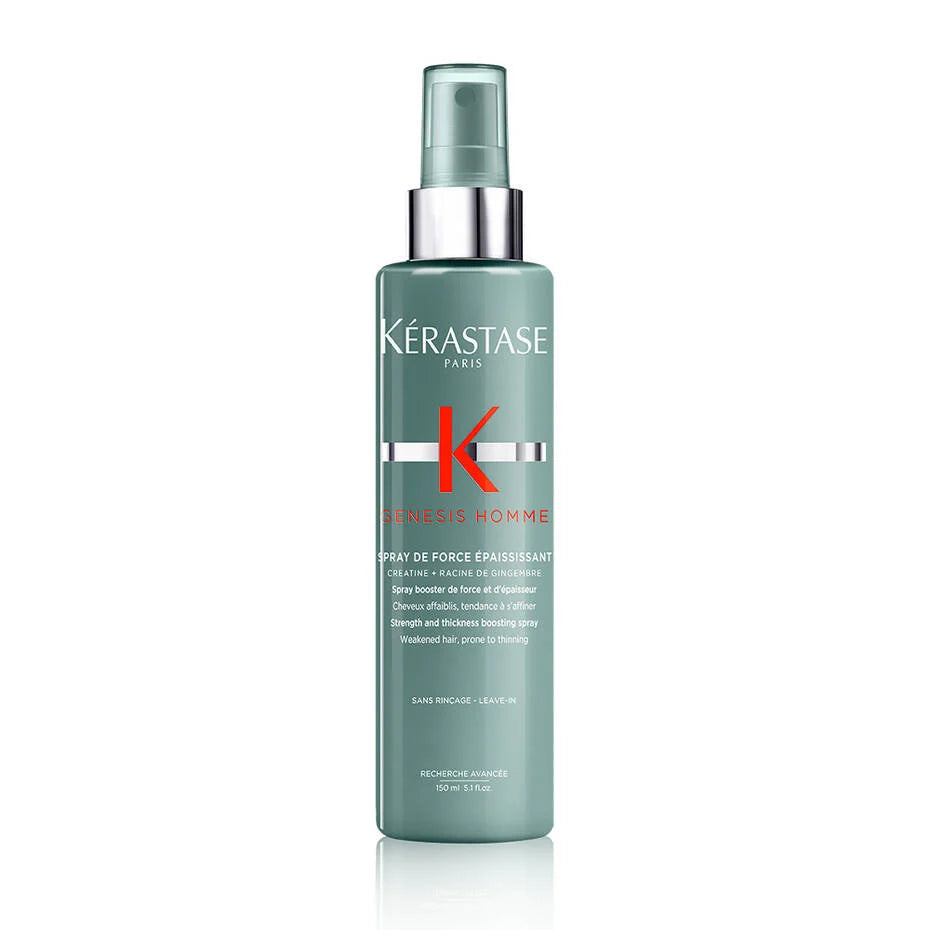 Kerastase Genesis Hommes Thickening Strengthening Spray for Men - Volumizing & Hair Growth Treatment for Thinning Hair - Perfect for Daily Use & Styling