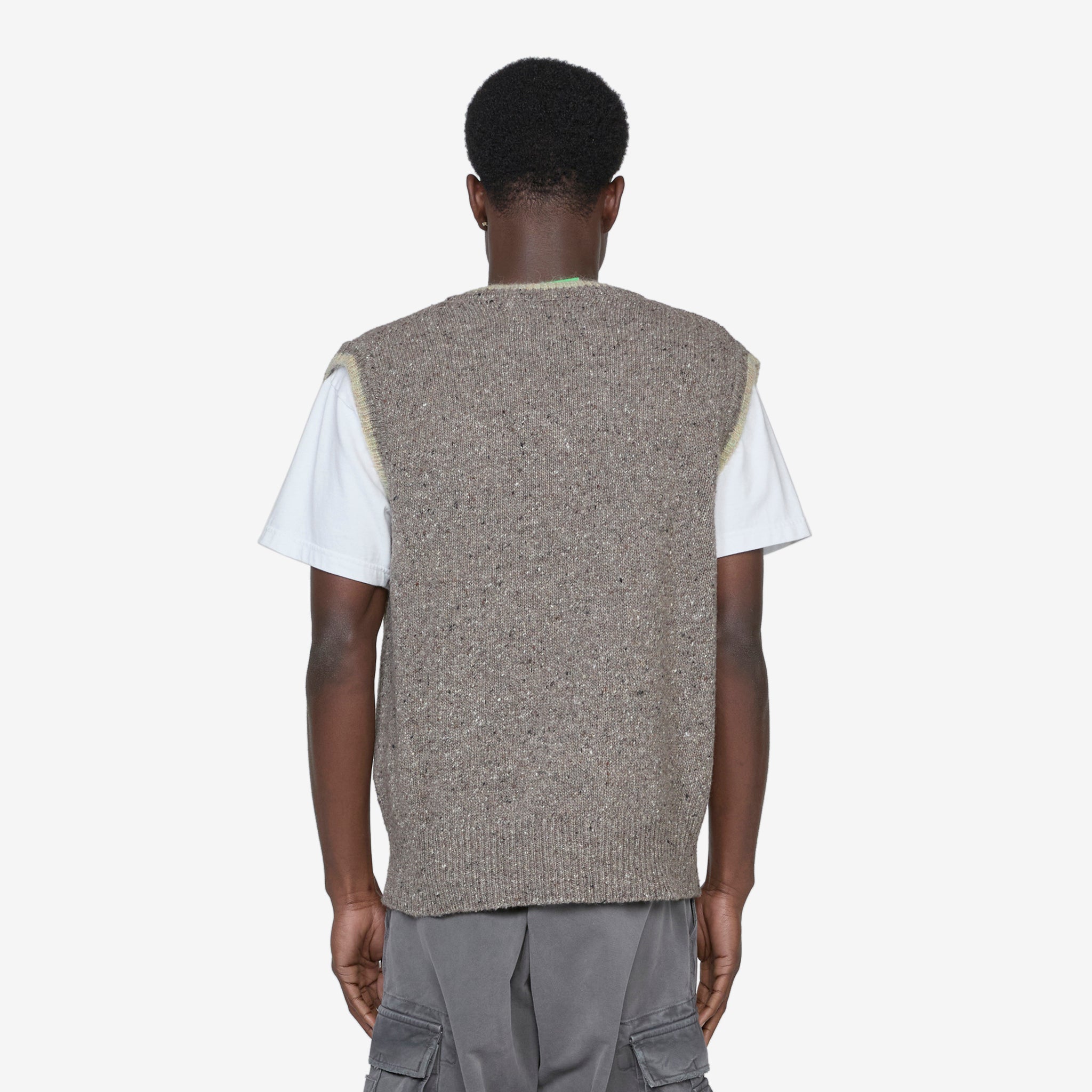 ERL Knit Vest Grey - Stylish Men's Winter Sweater for Casual & Office Wear | Warm & Comfortable Pullover for Outfits & Layering