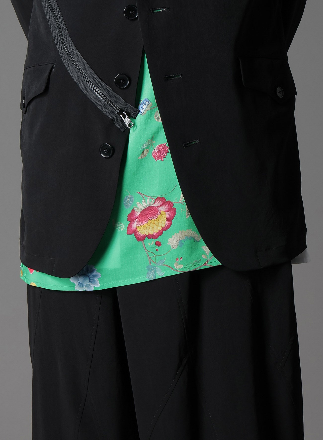 Stylish Crepe de Chine Front Zip Jacket for Women - Lightweight & Elegant Outerwear for Office, Travel & Casual Wear