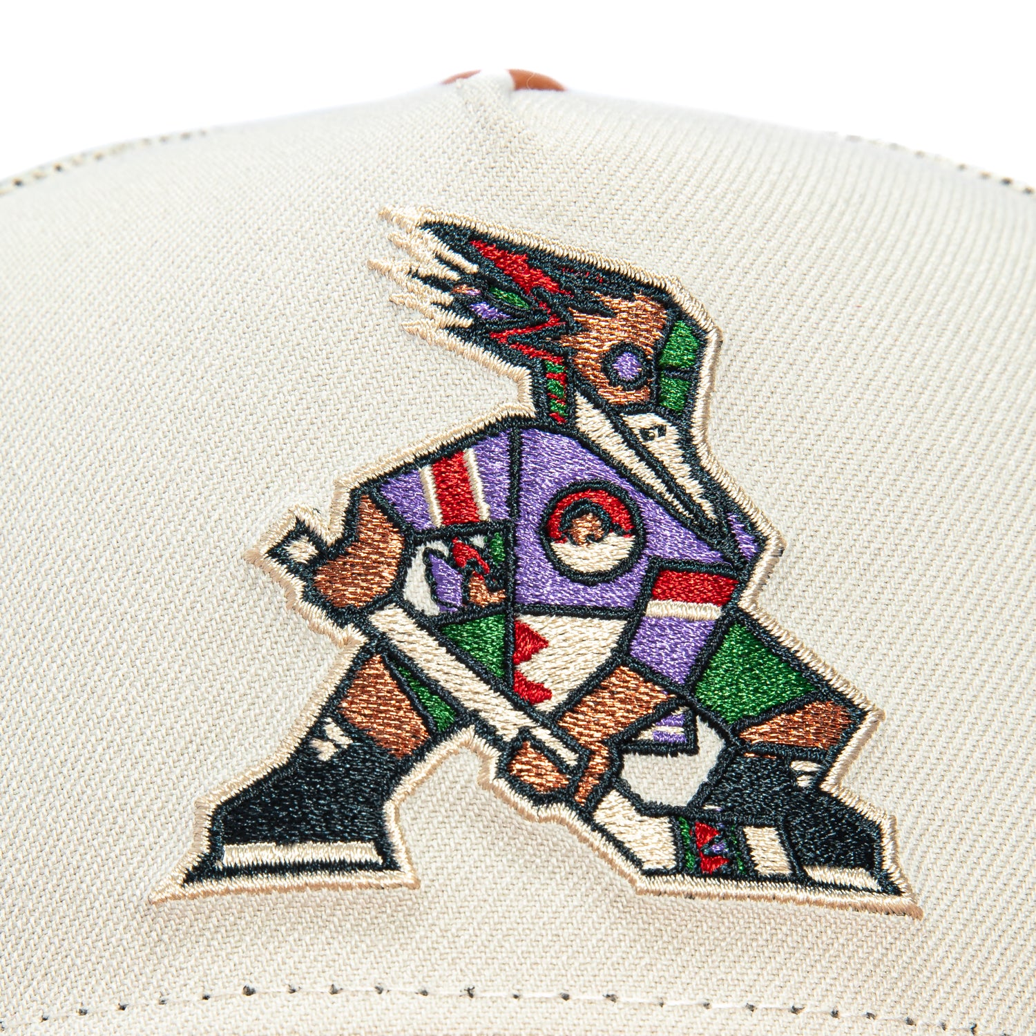New Era 9Forty A-Frame Phoenix Roadrunners Snapback Trucker Hat - Adjustable Stone & Brown Baseball Cap for Men & Women - Perfect for Sports, Casual Wear & Fan Gear