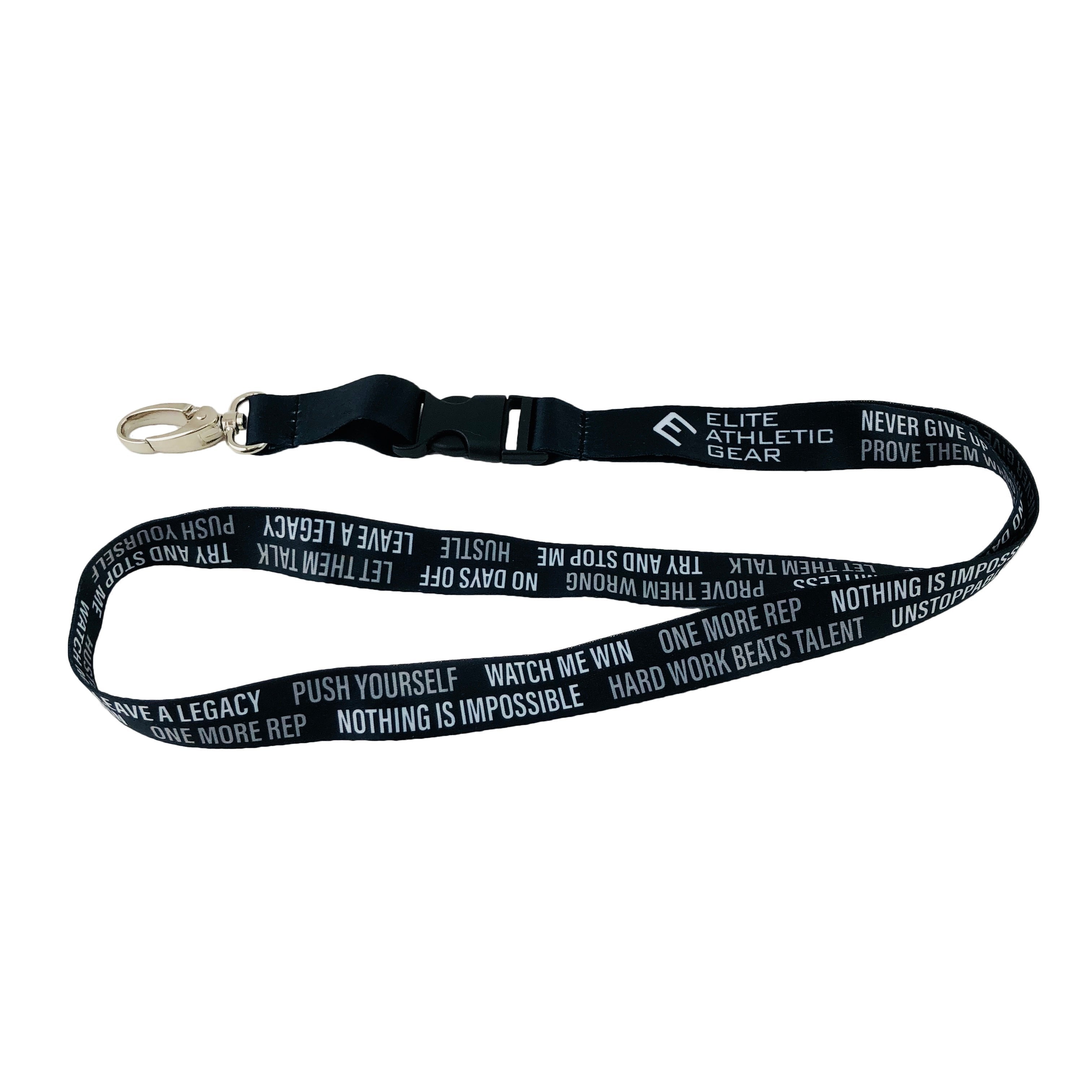 Motivational Lanyard for Work & School - Inspirational ID Badge Holder with Positive Quotes - Perfect for Teachers, Nurses, Office Professionals & Students