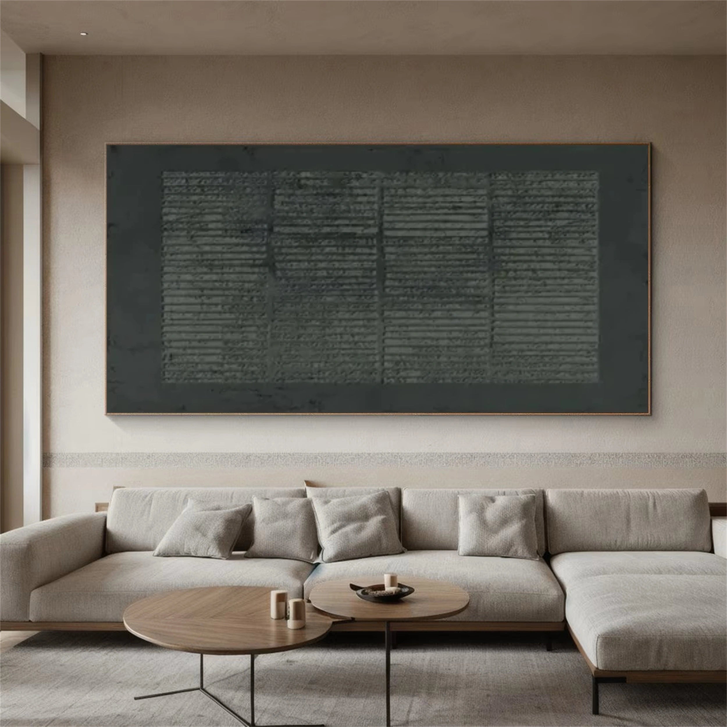 Abstract Tranquility Wall Art Print #WS072 - Modern Canvas Painting for Living Room, Bedroom & Office Decor