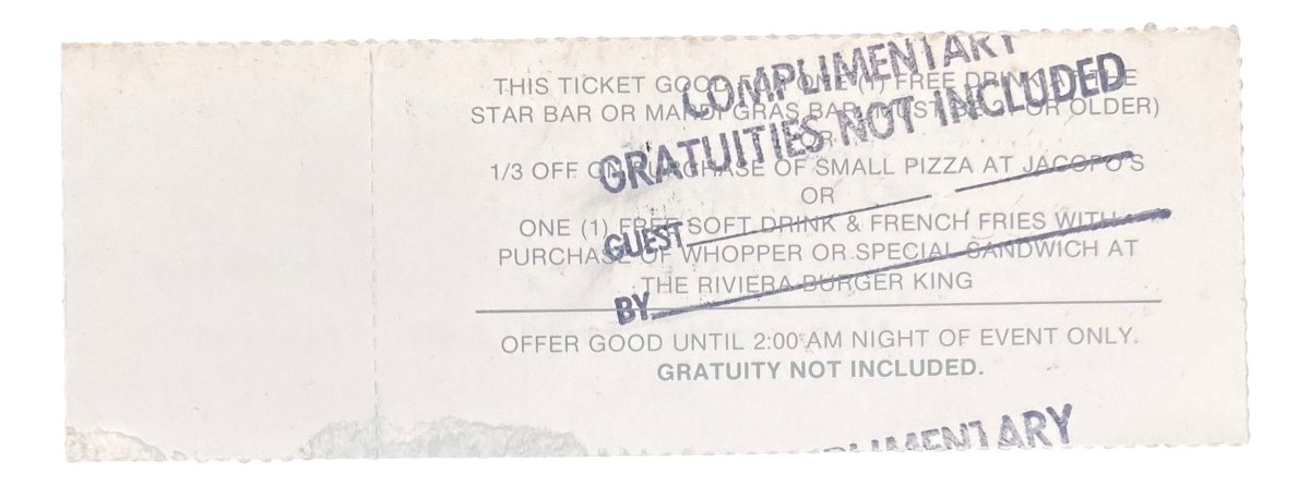 Julio Cesar Chavez vs Roger Mayweather Full Boxing Match Ticket - July 7, 1985 Vintage Collectible | Perfect for Boxing Memorabilia Fans and Sports History Enthusiasts