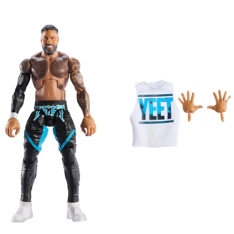 Jey Uso WWE Elite Collection Series 114 Action Figure - Authentic Wrestling Collectible Toy for Fans & Display - Perfect for Play, Gifts, and WWE Memorabilia Collections
