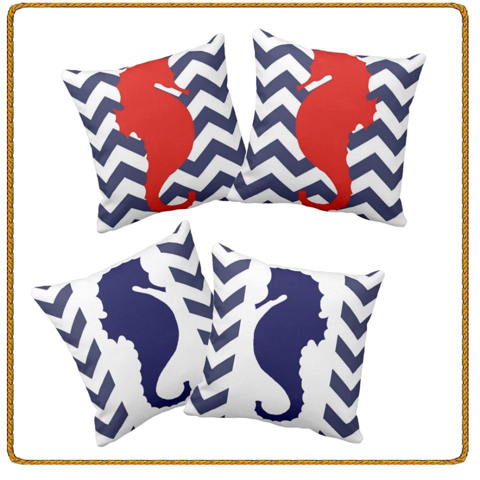 Chevron Seahorse Collection - Stylish Home Decor & Unique Gifts for Beach Lovers | Perfect for Coastal Living Rooms, Bathrooms & Vacation Homes
