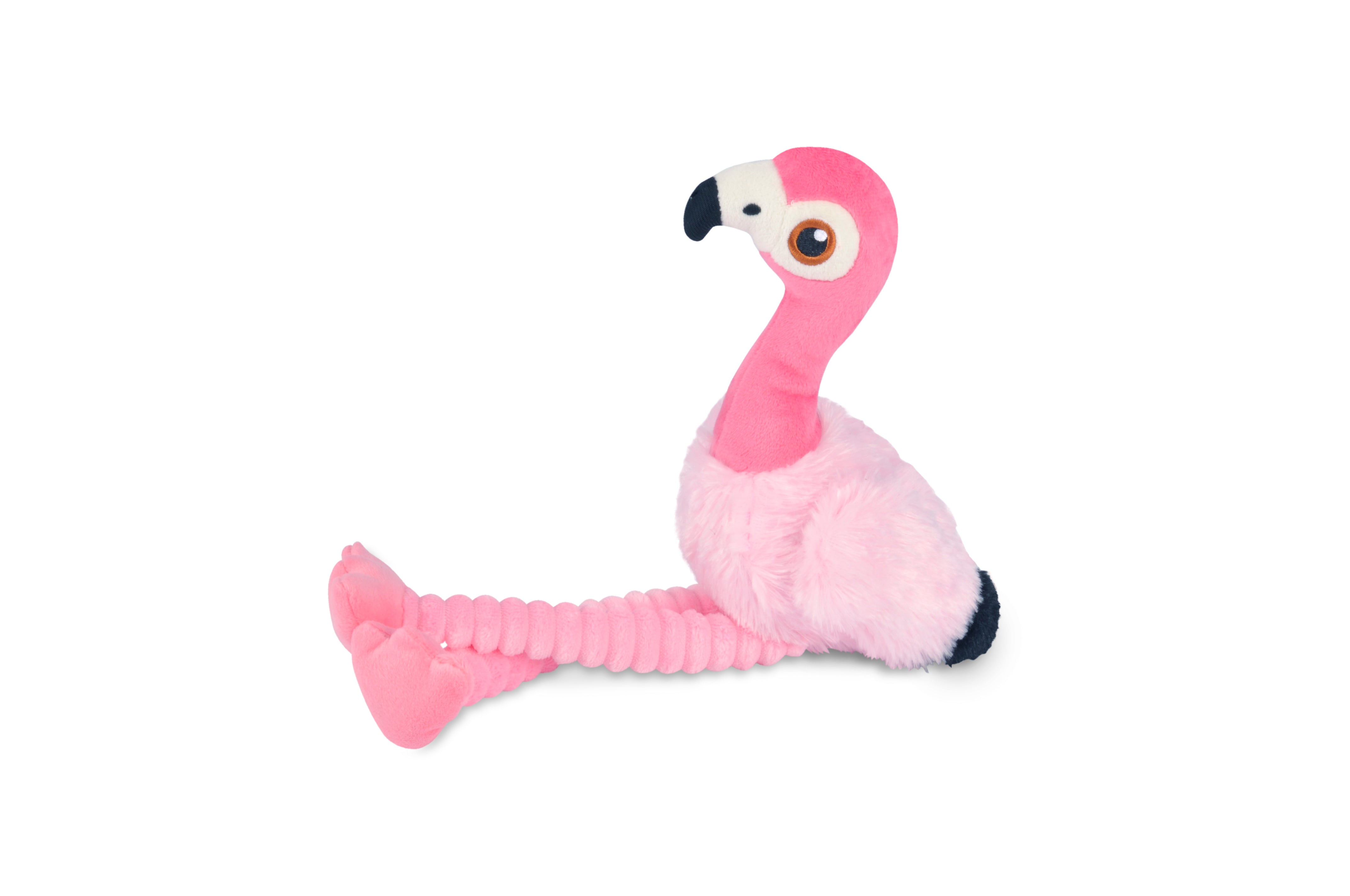 Flora the Flamingo Plush Dog Toy - Soft & Durable Fetching Flock™ Chew Toy for Small & Medium Dogs | Perfect for Playtime, Training & Cuddling | Pet P.L.A.Y.