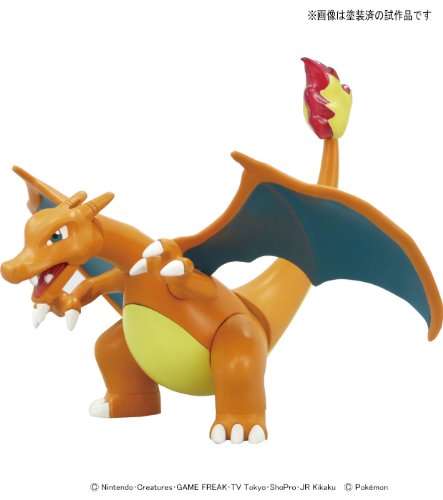 Bandai Pokemon Charizard Evolution Set Model Kit - Buildable Action Figure Toy for Collectors & Fans - Perfect for Display, Gifts & Battling Scenes