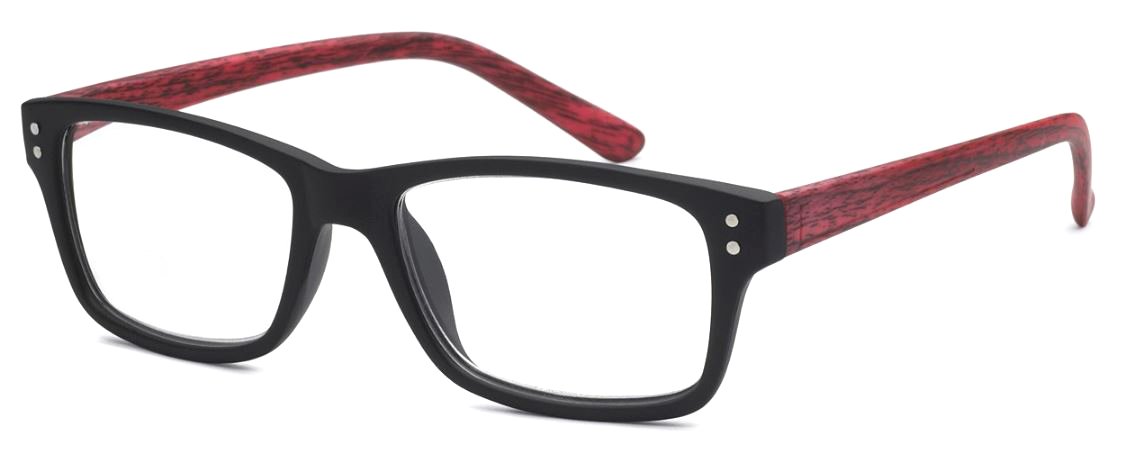 Vintage Bamboo Pattern Rectangle Reading Glasses for Men & Women - Lightweight Readers for Book Lovers, Office Work, and Daily Use
