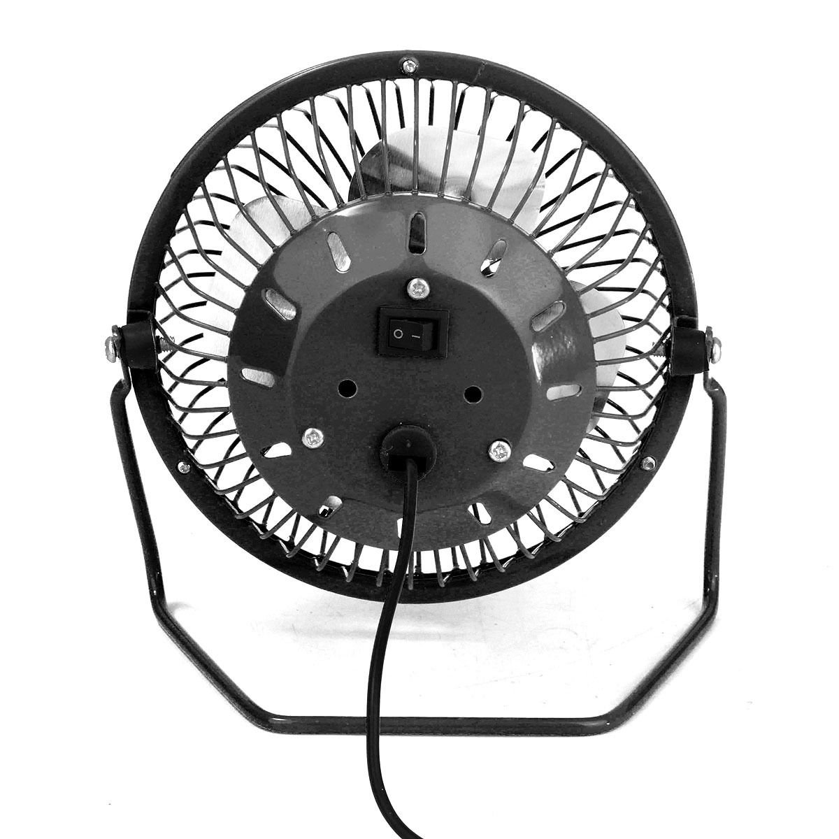 4’’ USB Mini Desk Fan - Quiet, Powerful Metal Cooling Fan for Office, Home & Dorm Room | Portable USB Powered Small Fan for Computer, Nightstand & Workspace