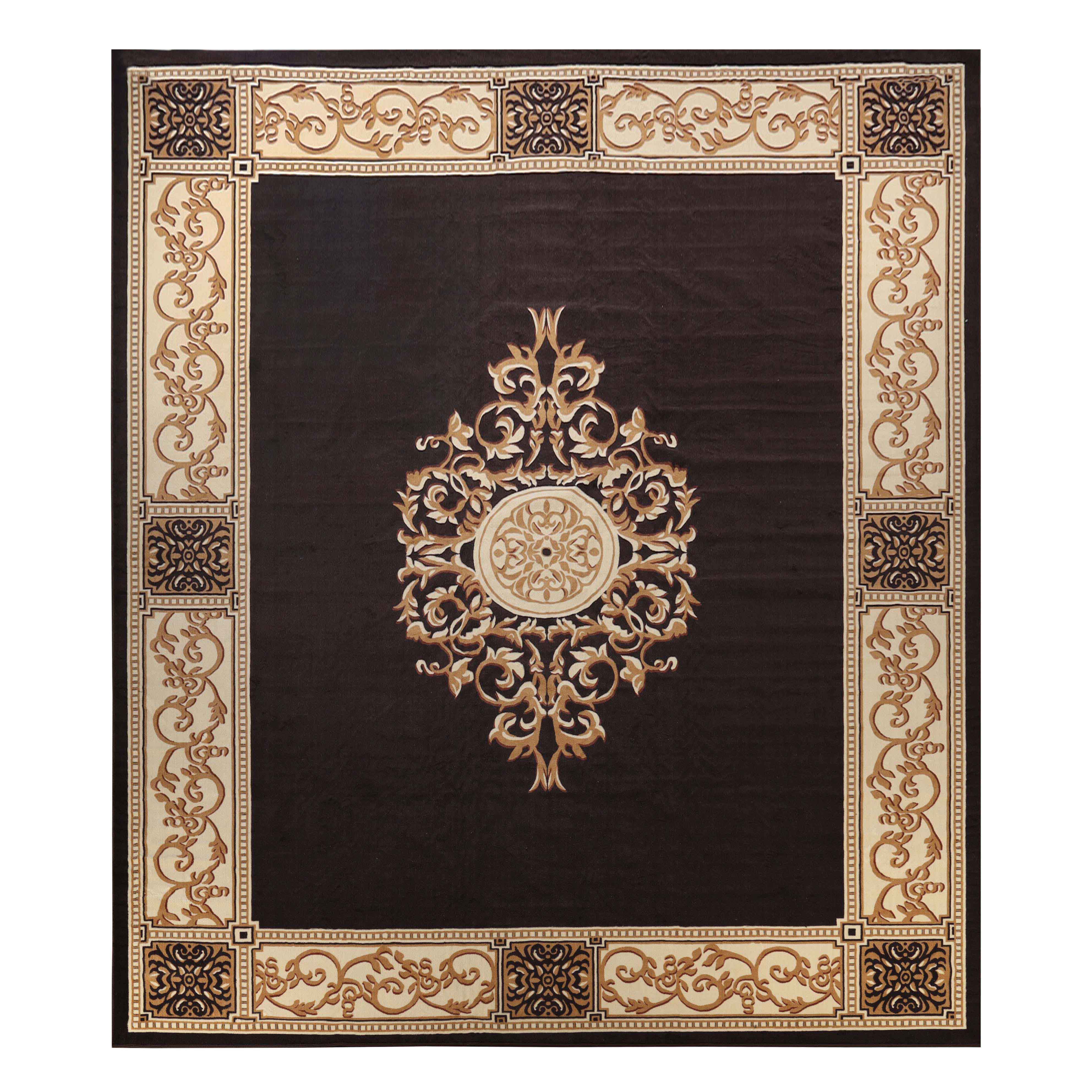 Large Medallion Modern Bohemian Indoor Area Rug or Runner - Perfect for Living Room, Bedroom & Boho Home Decor
