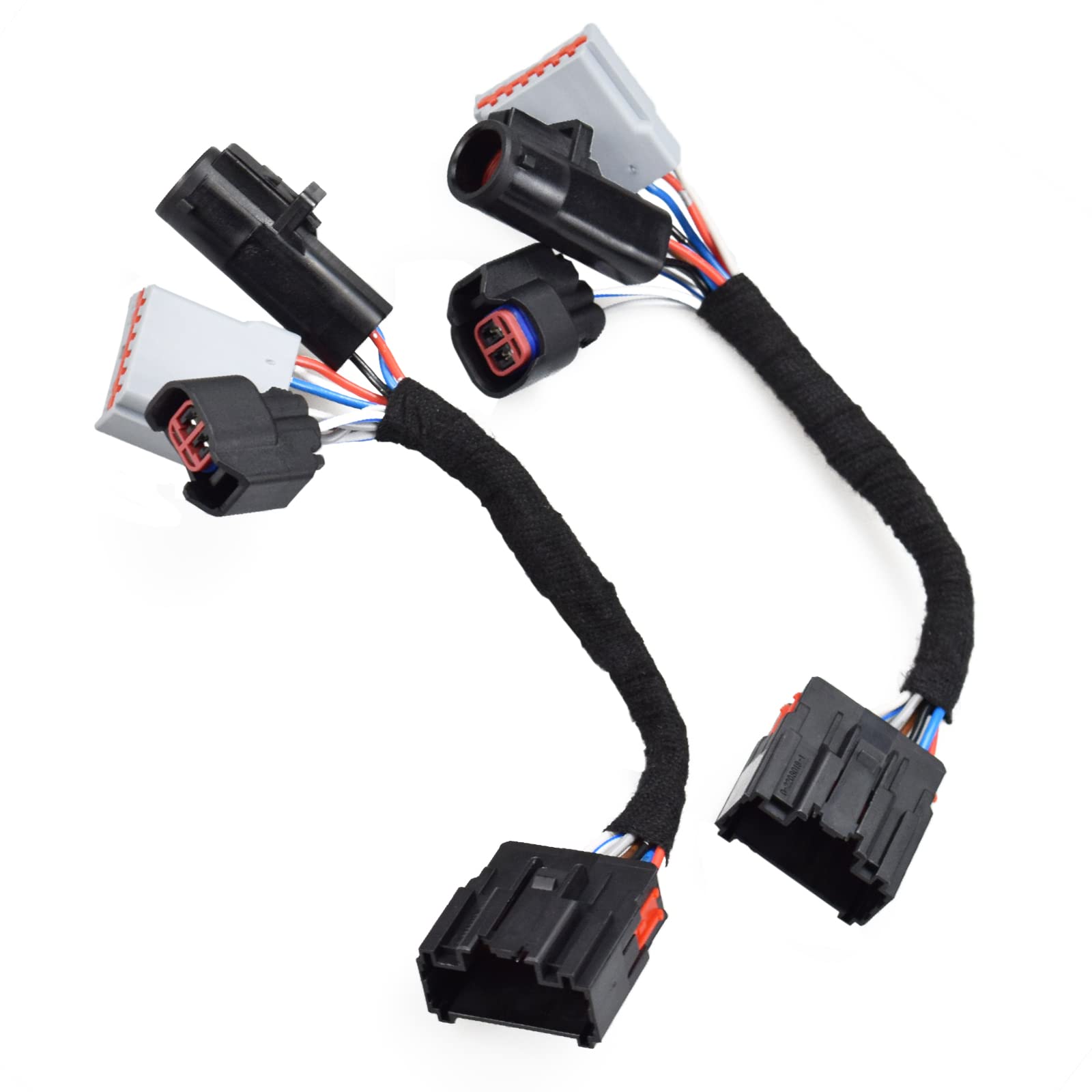 2-Piece Tow Mirror Adapter Kit for Ford F250 F350 F450 F550 Super Duty Trucks (1999-2007) - Mirror Conversion Harness & Wiring Connector - Perfect for Towing & Off-Road Upgrades